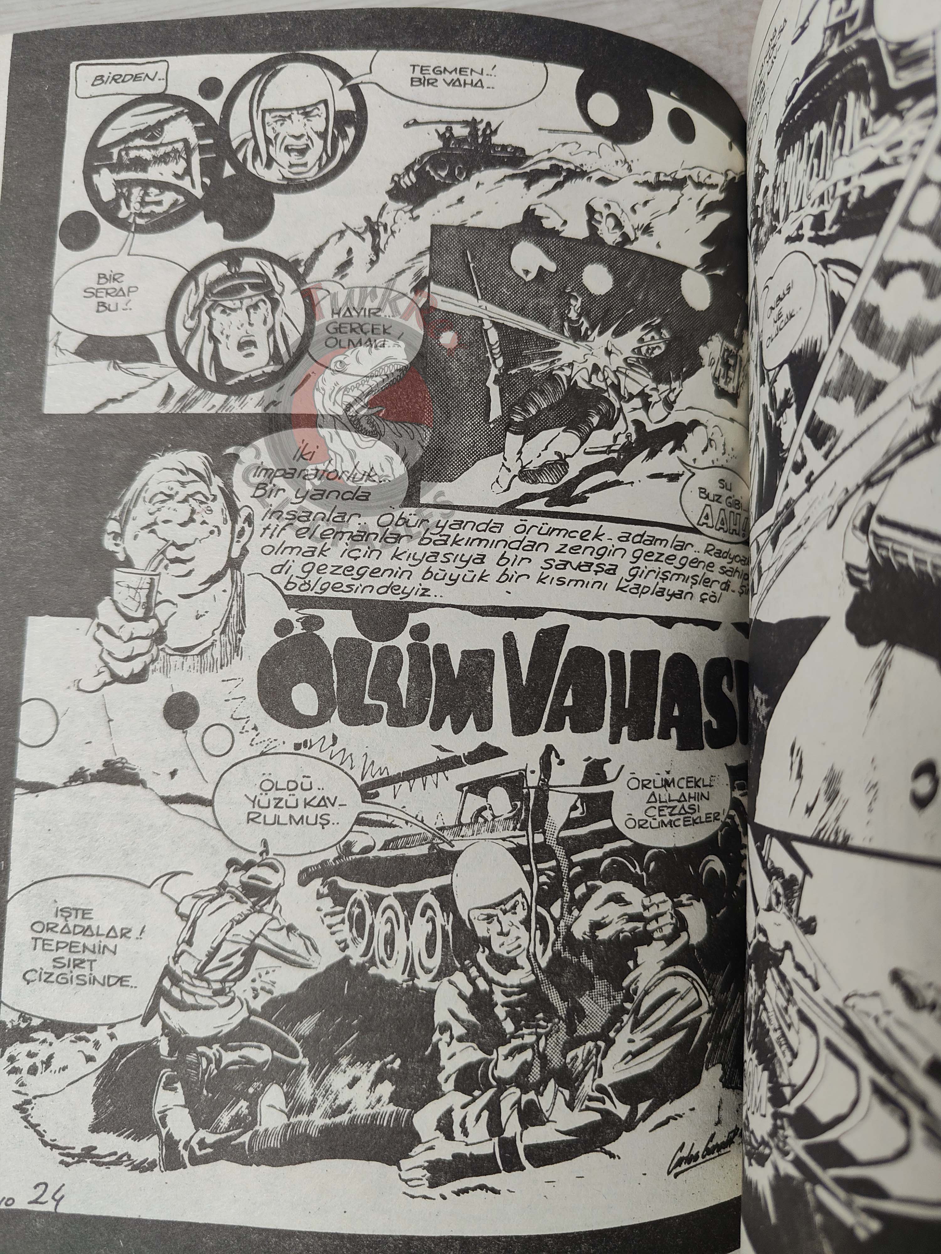 Süper Korku #12 late 80s Turkish Comic Turkey Warren Blazing Combat Eerie Vampirella