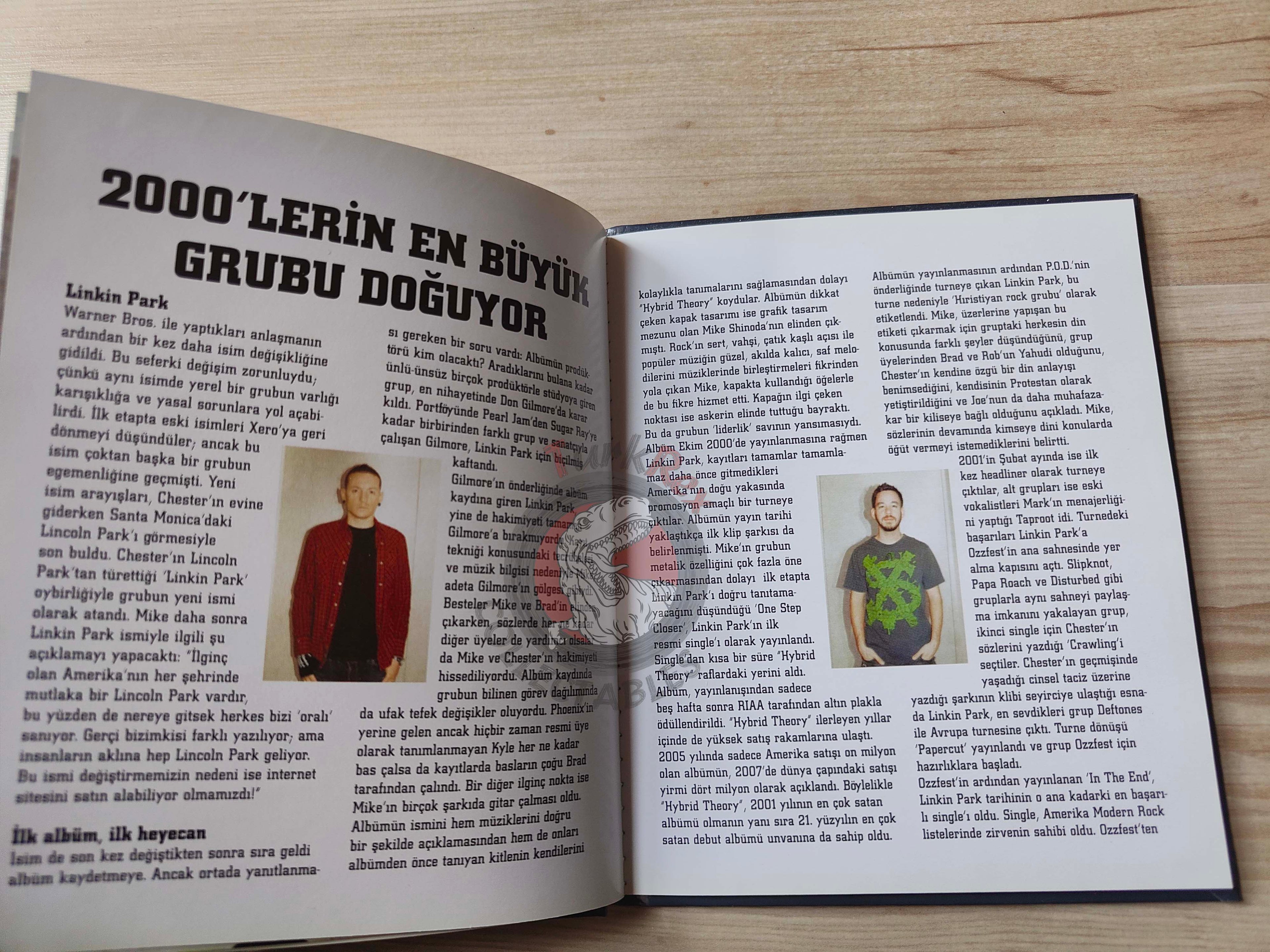 Linkin Park Biography Book 2007 HC 1st by Turkish Writer Book Turkey