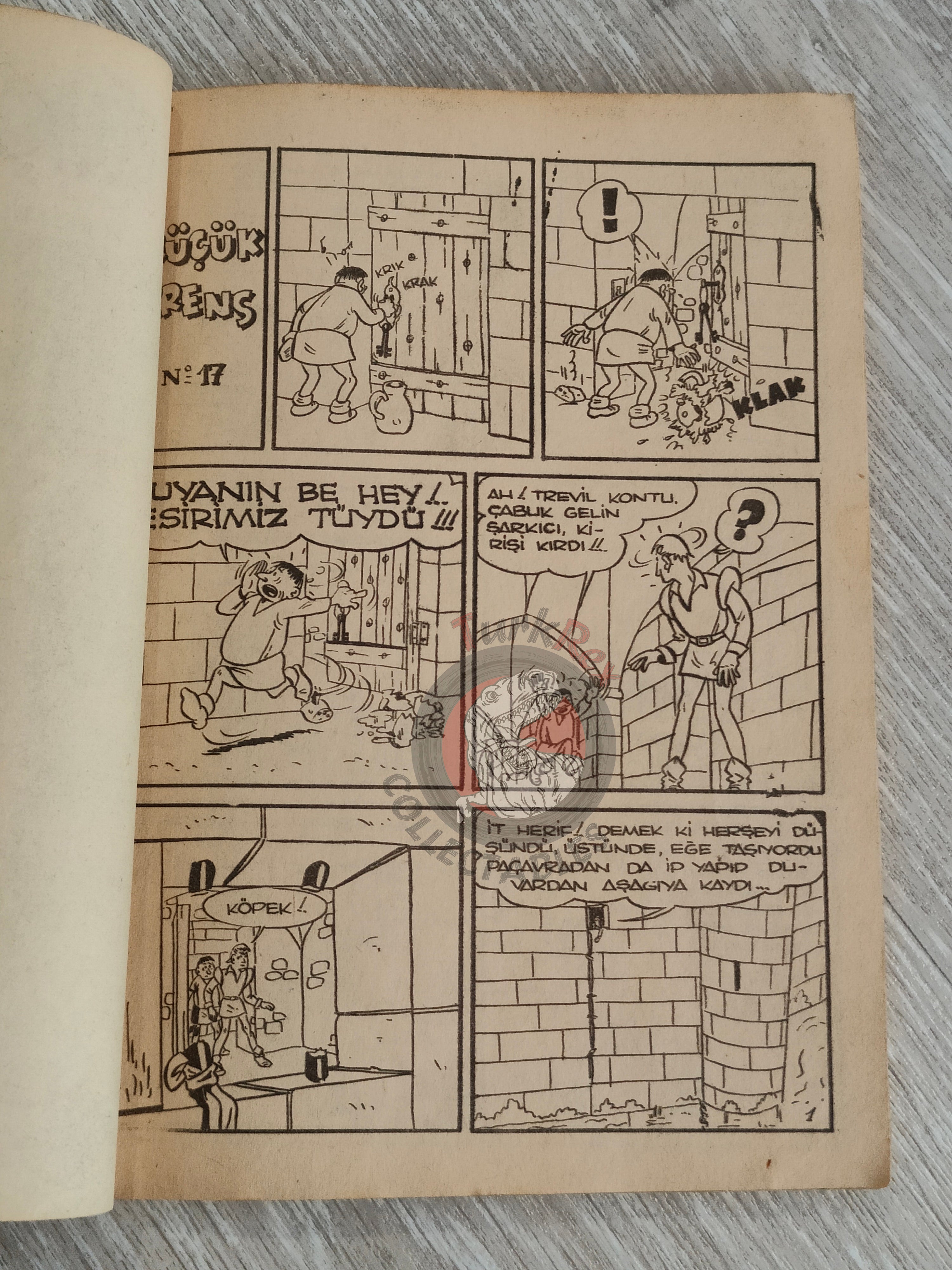 Johan et Pirlouit #16–18 1966 Turkish Comic Turkey Le Châtiment de Basenhau #1