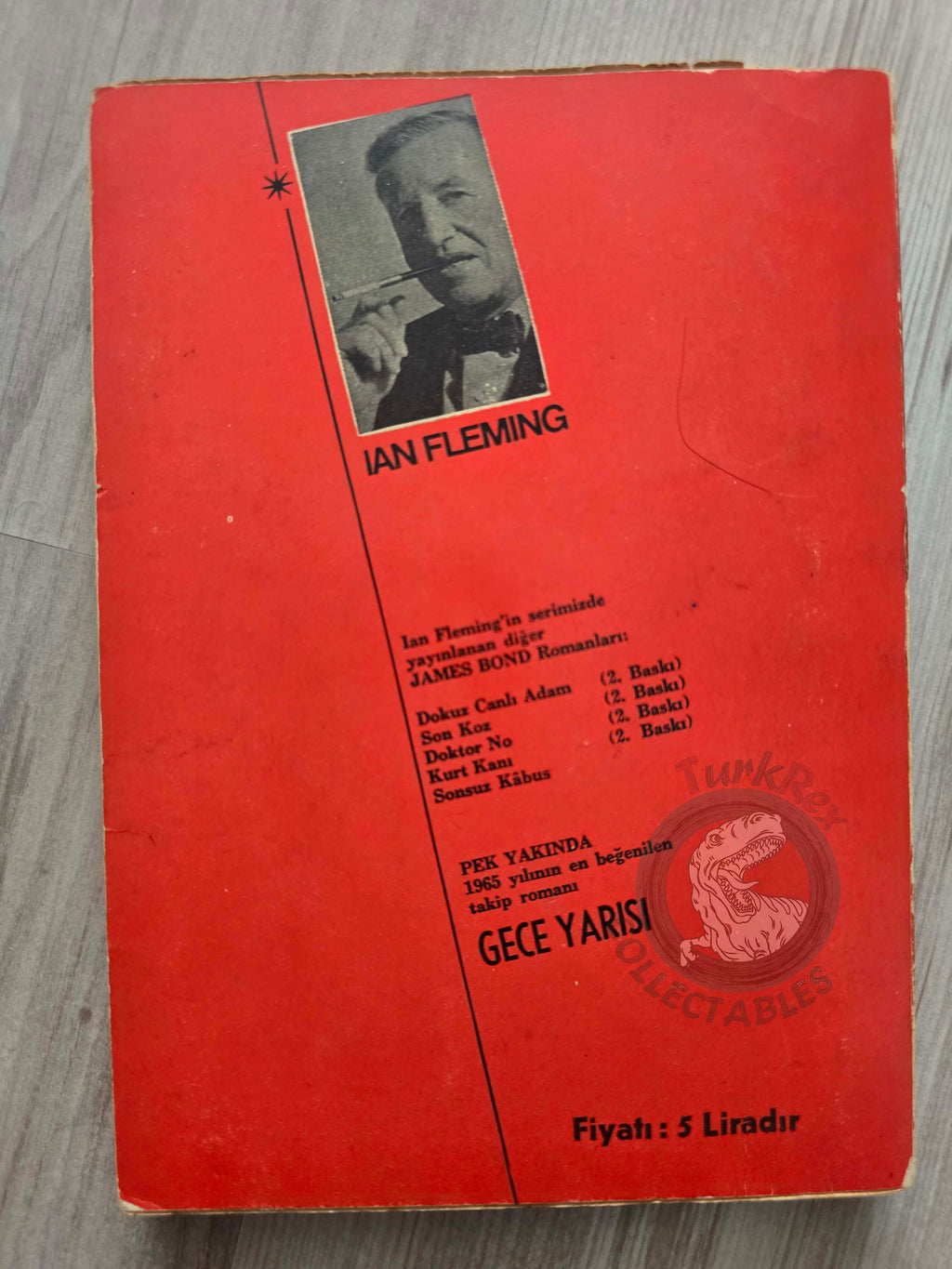 James Bond - From Russia With Love 1965 1st Turkish Book Turkey Ian Fleming