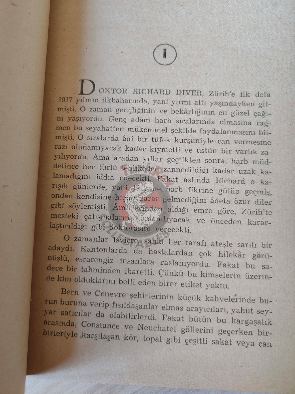 F. Scott Fitzgerald  – Tender Is the Night 1962 1st Turkish Book Turkey