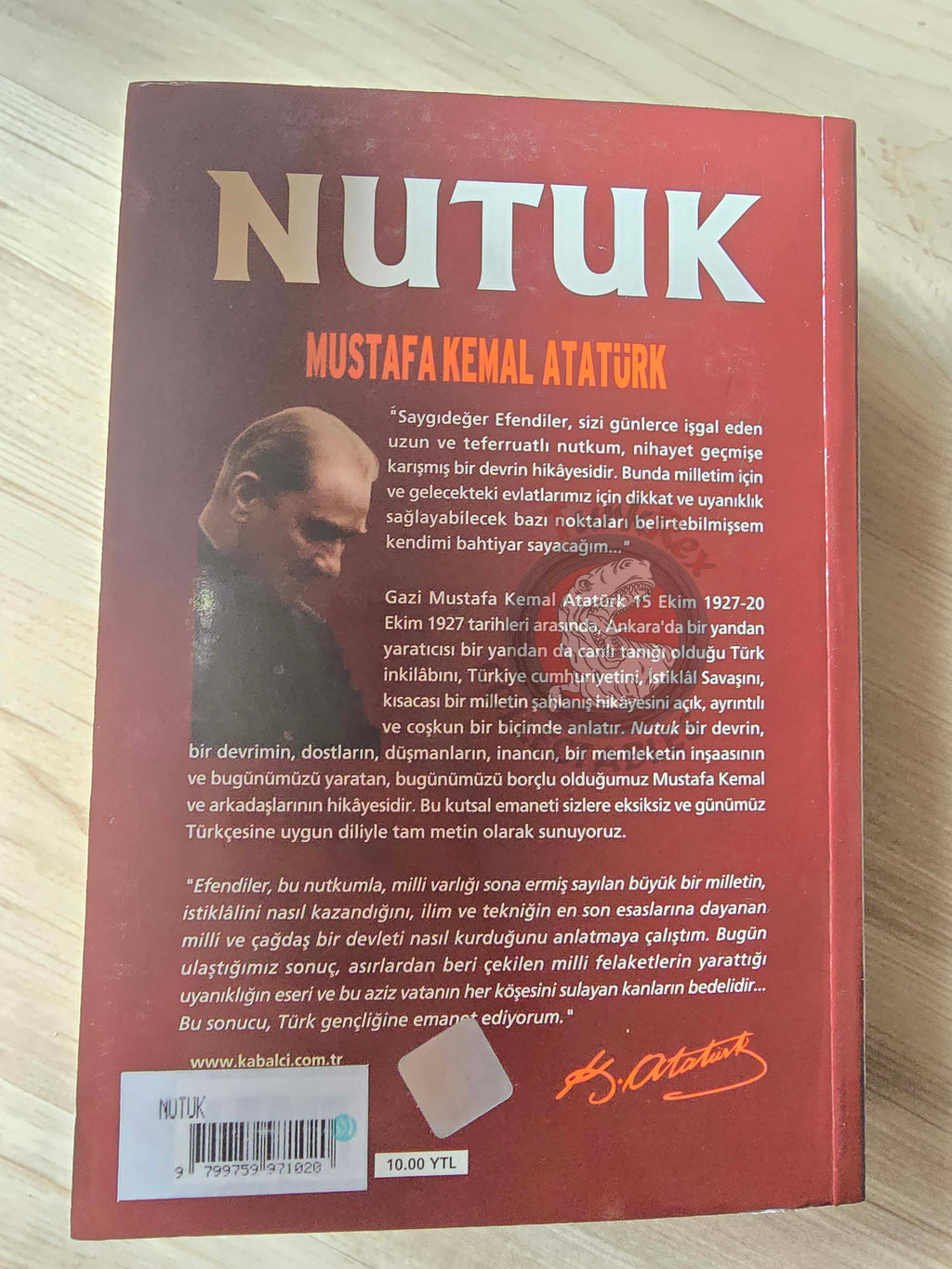 Mustafa Kemal Atatürk – Nutuk The Speech 2007 Turkish Book Turkey