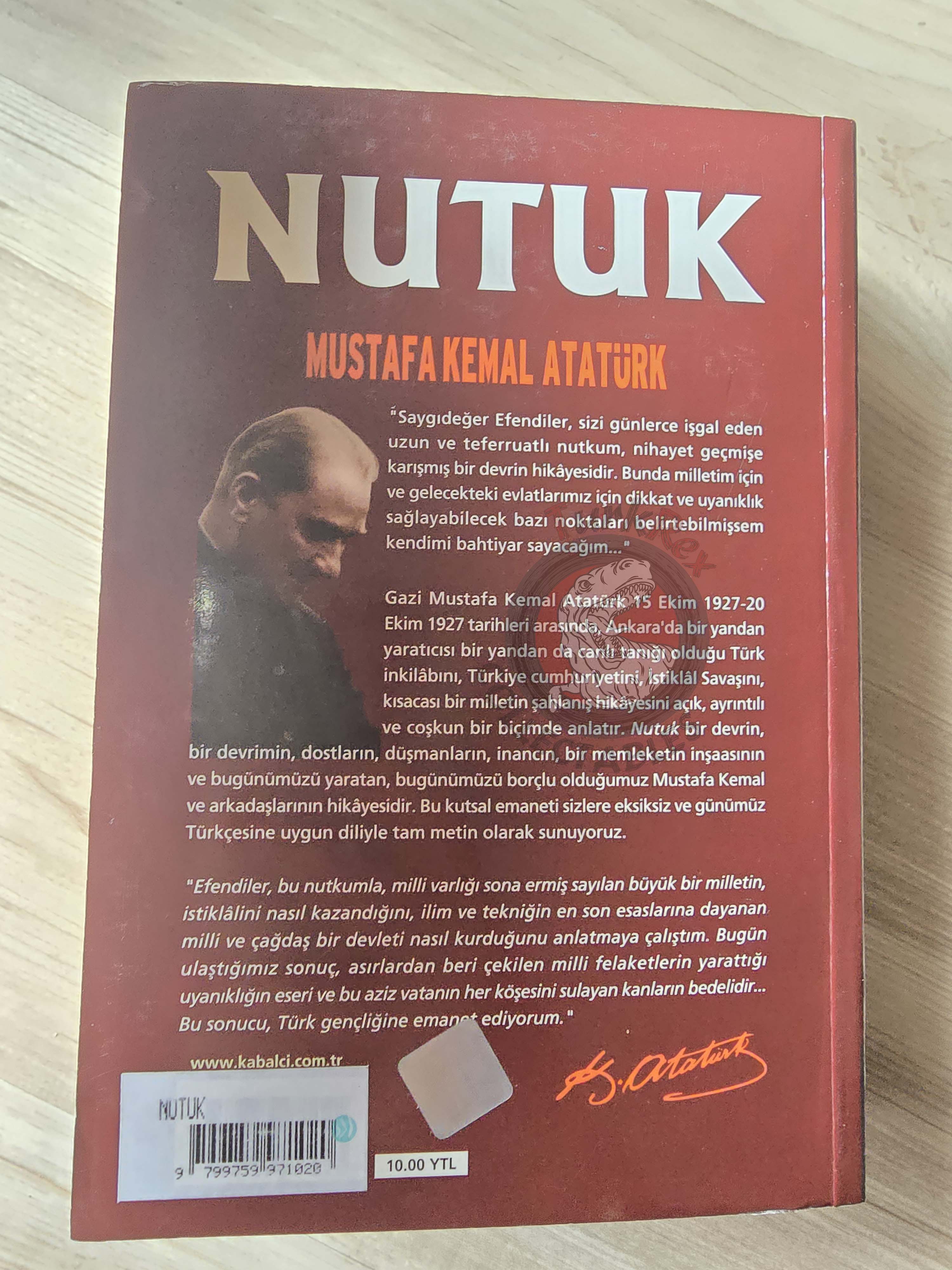 Mustafa Kemal Atatürk – Nutuk The Speech 2007 Turkish Book Turkey