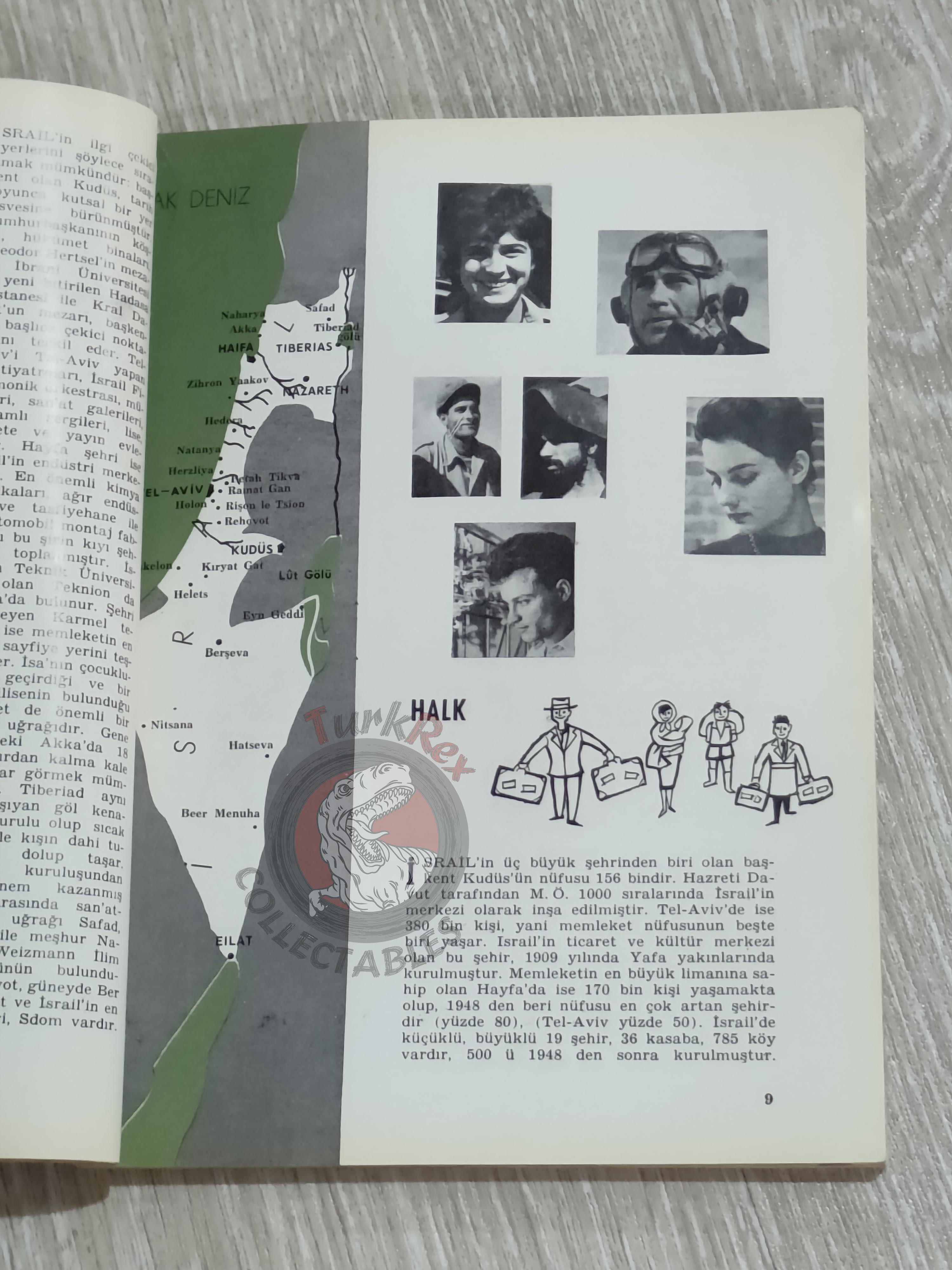 Israel 13th Anniversary 1961 Israeli Embassy Propaganda Turkish Book Turkey Middle East