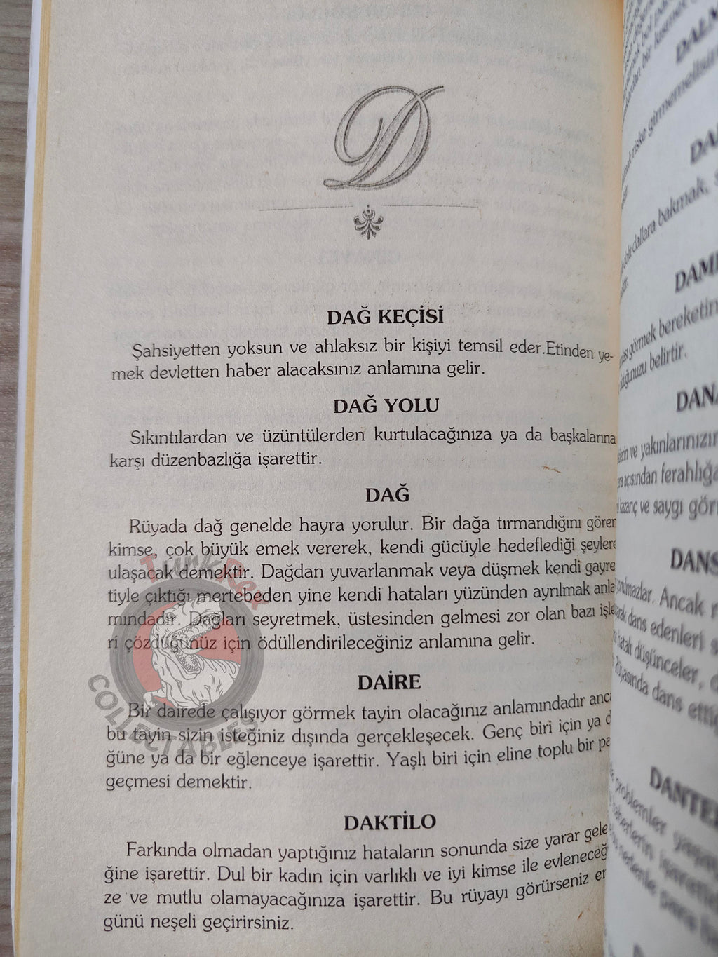 Dream Interpretation Analysis 2005 Turkish Book Turkey