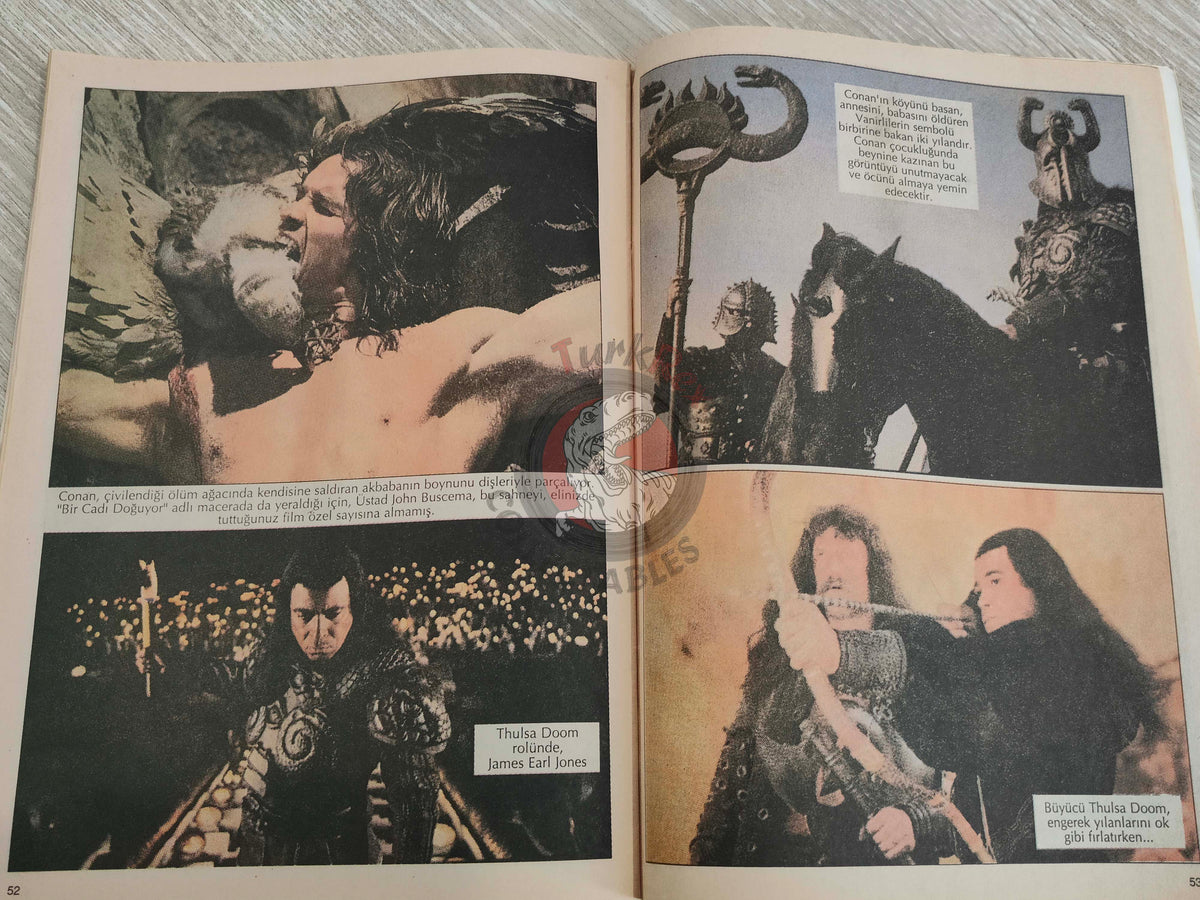 Conan #1 Marvel Super Special Magazine Issue Turkish Comic Turkey