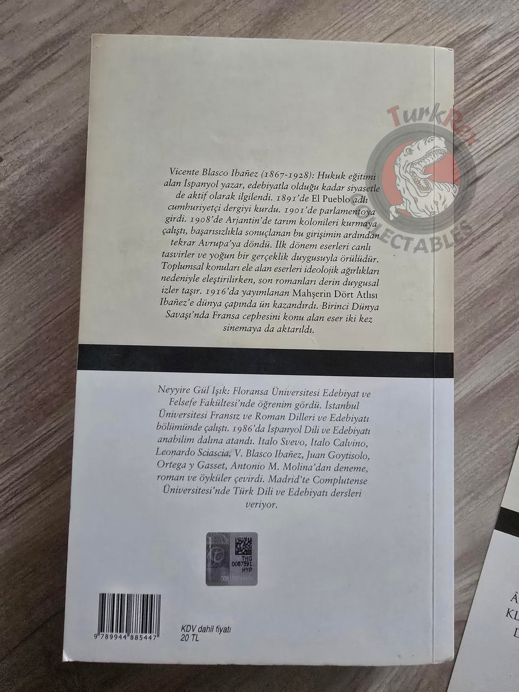 Vicente Blasco Ibáñez – The Four Horsemen of the Apocalypse  Turkish Book Turkey