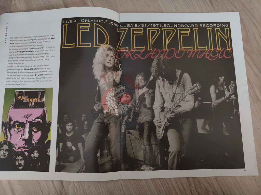 DVD Classics 2004 Led Zeppelin Bio Special Issue Turkish Mag Turkey
