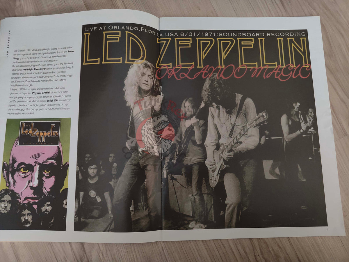 DVD Classics 2004 Led Zeppelin Bio Special Issue Turkish Mag Turkey
