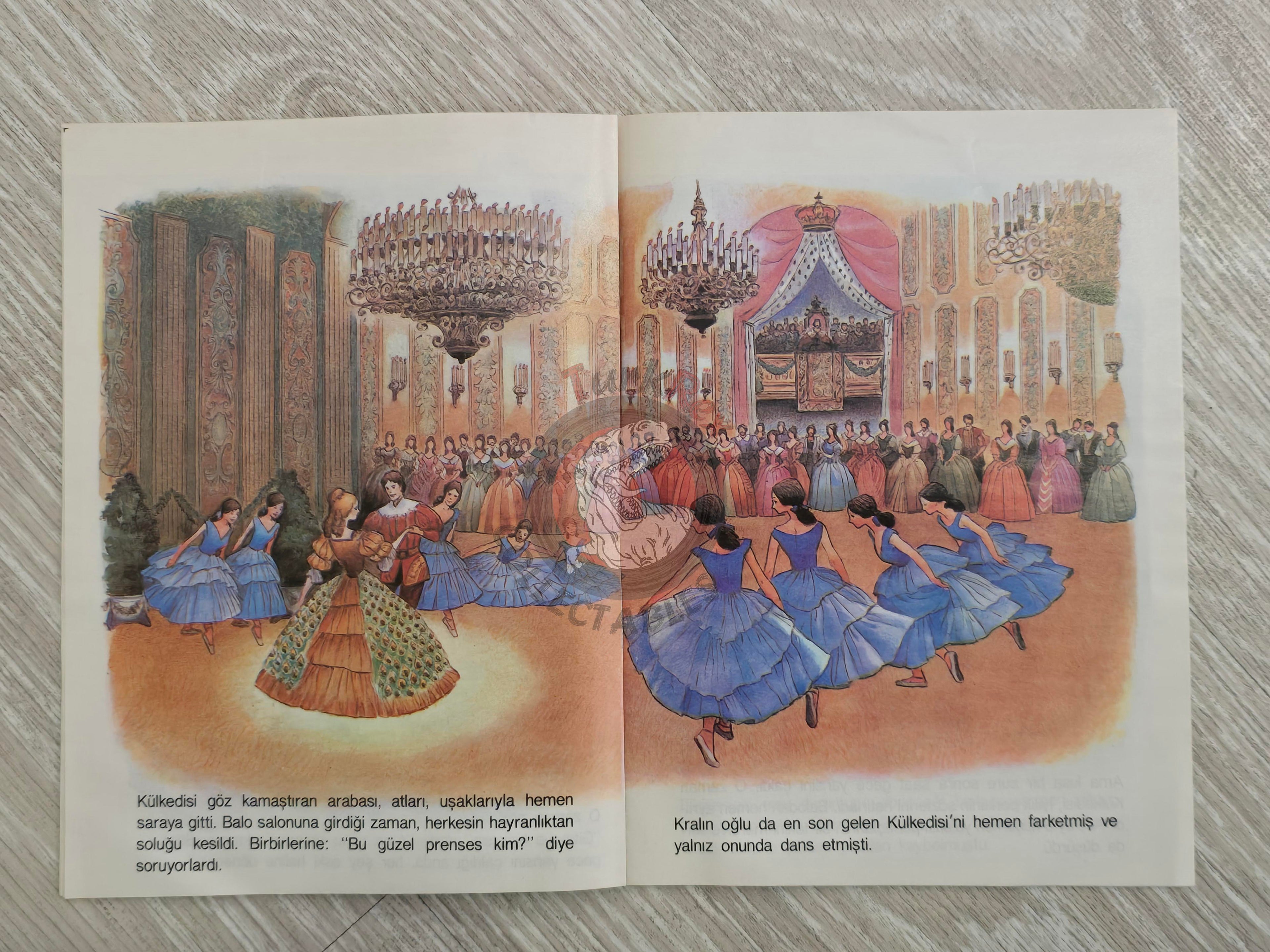 Grimm Brothers – Cinderella 1984 Turkish Book Turkey Illustrated