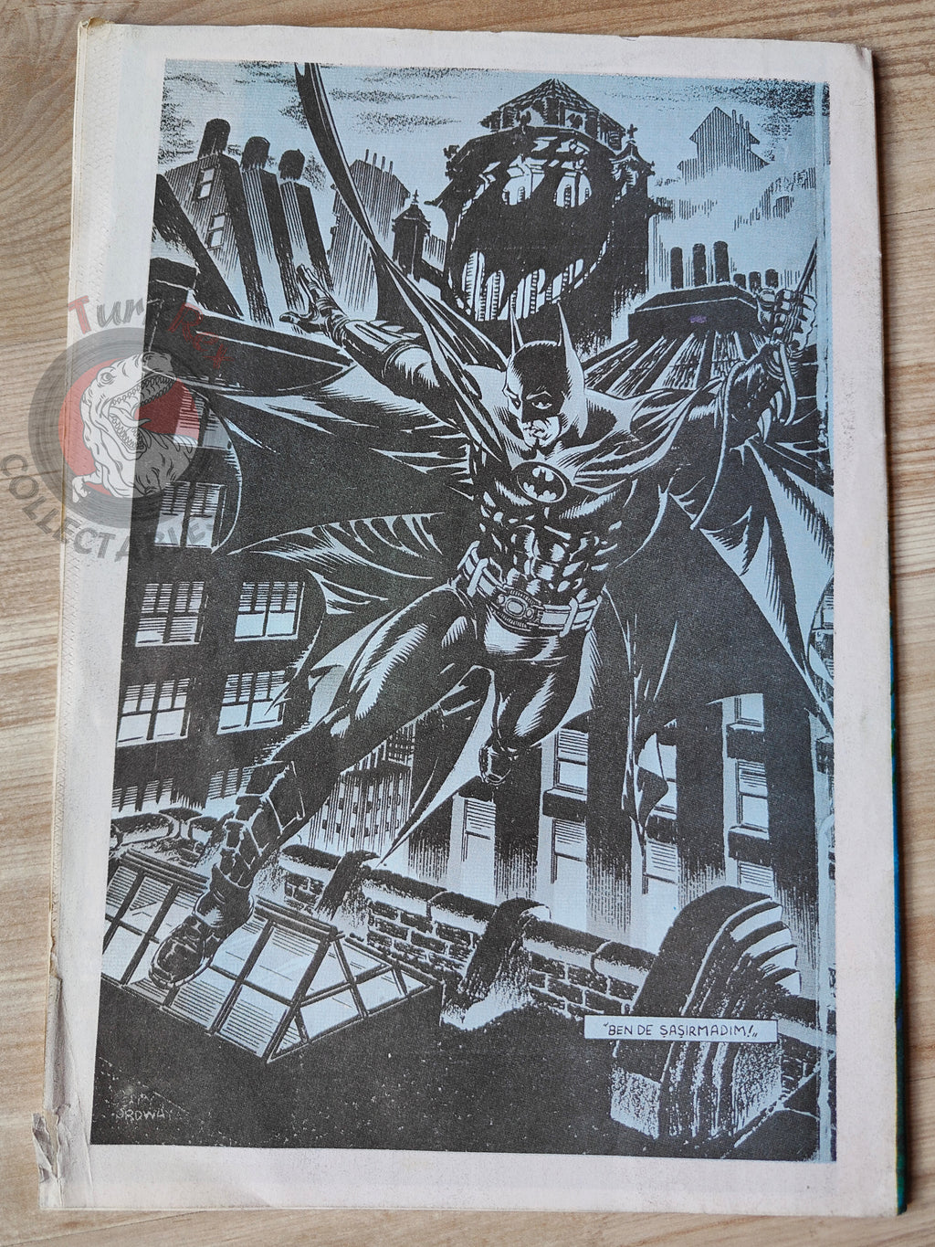 Batman The Official Comic Adaptation Issue #2 1989 Turkish Joker Newspaper Giveaway