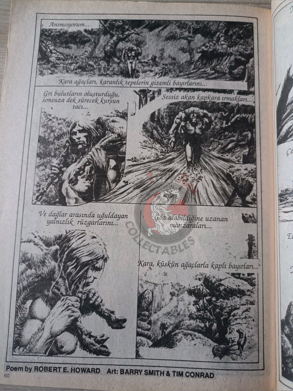 Kral Conan #6 The Savage Sword of #49 #50 Turkish Comic Turkey #36