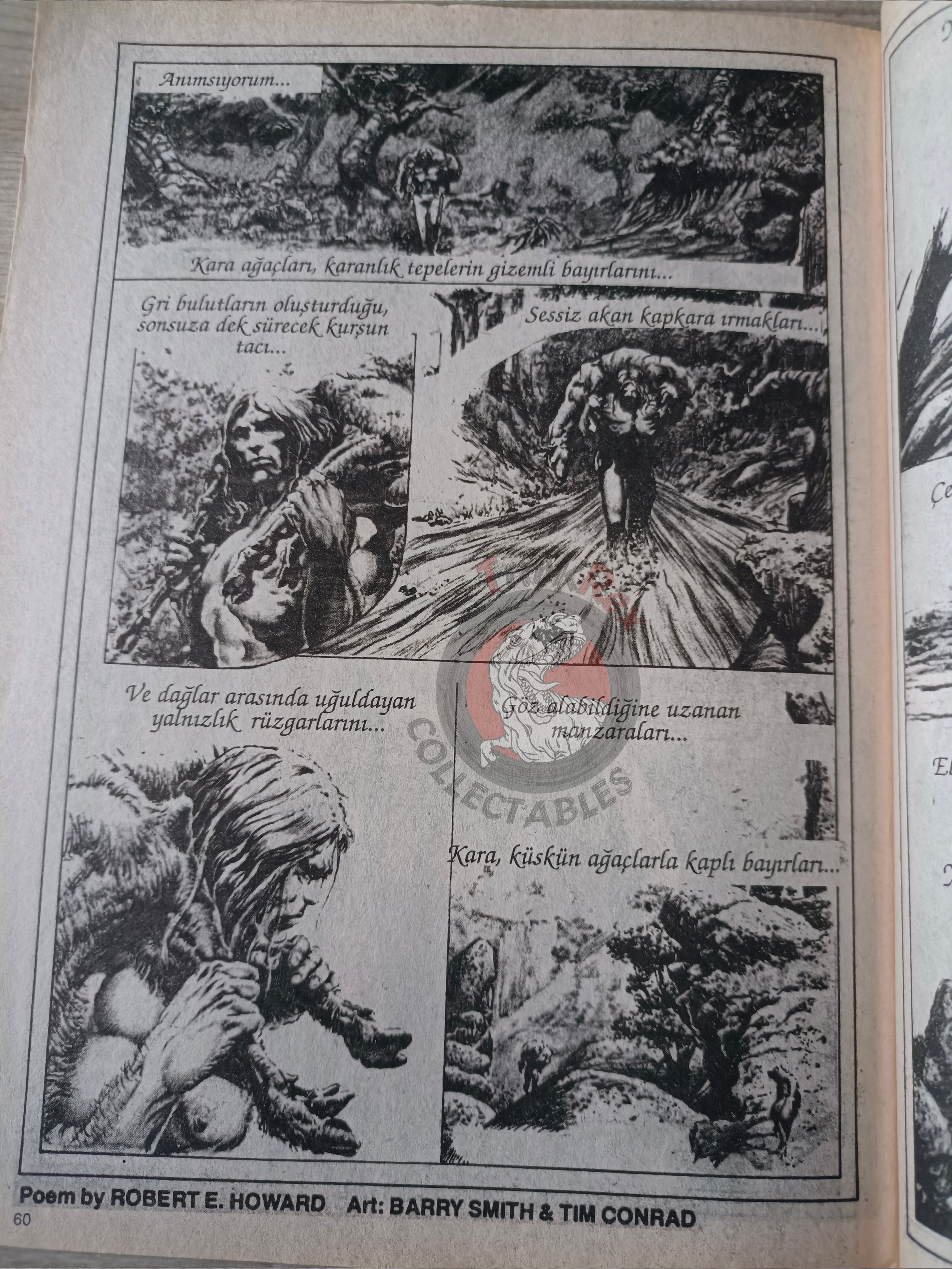 Kral Conan #6 The Savage Sword of #49 #50 Turkish Comic Turkey #36
