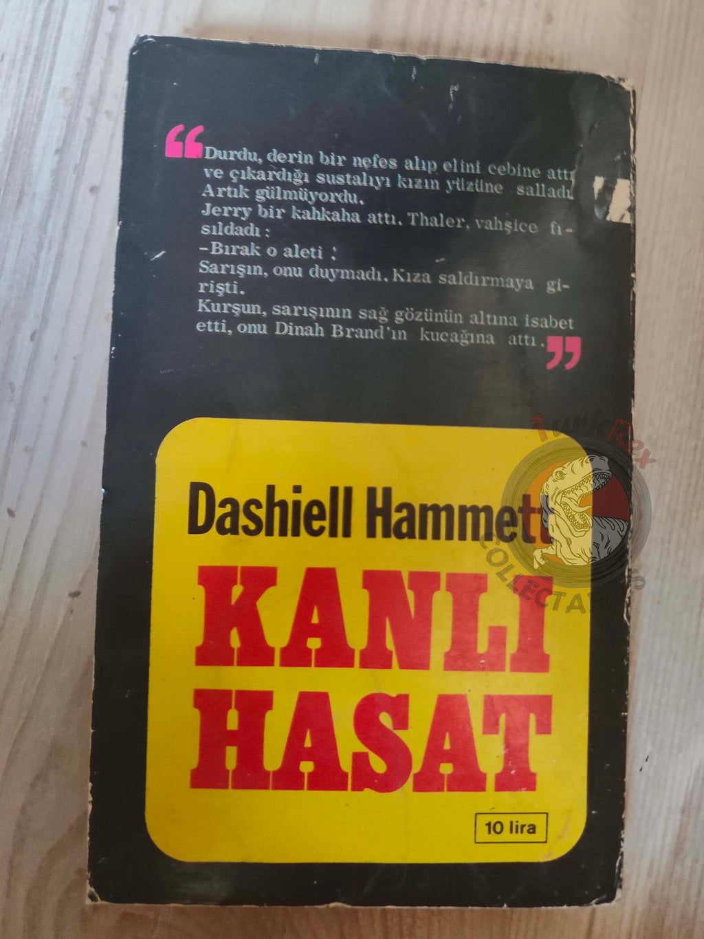 Dashiell Hammett – Red Harvest 1972 1st Turkish Book Turkey