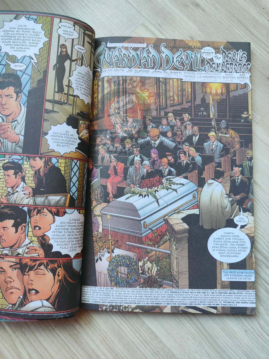 Daredevil Volume #2 Turkish Comic Turkey Marvel Knights #7–12 Spiderman
