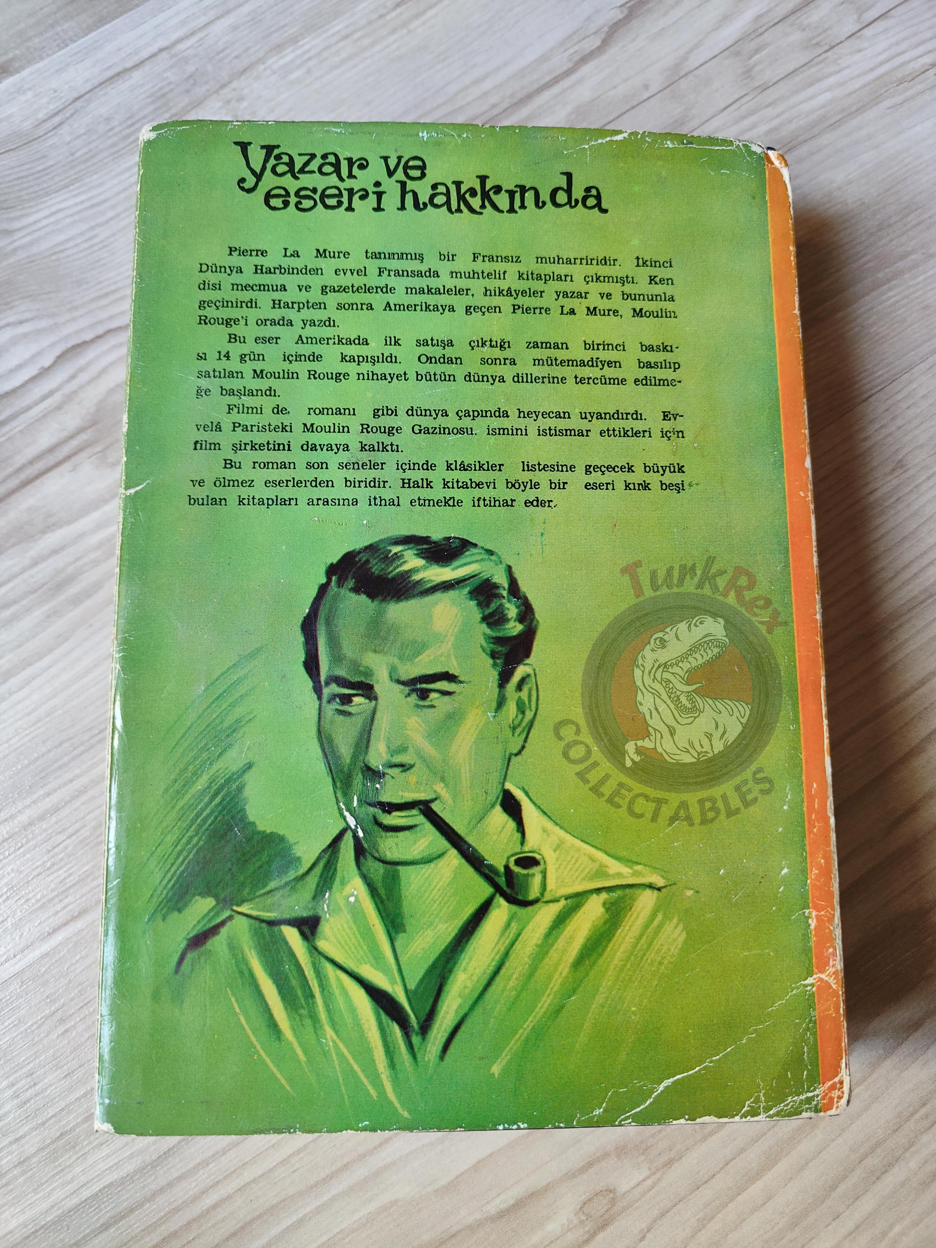 Pierre La Mure – Moulin Rouge 1960 Turkish Book Turkey