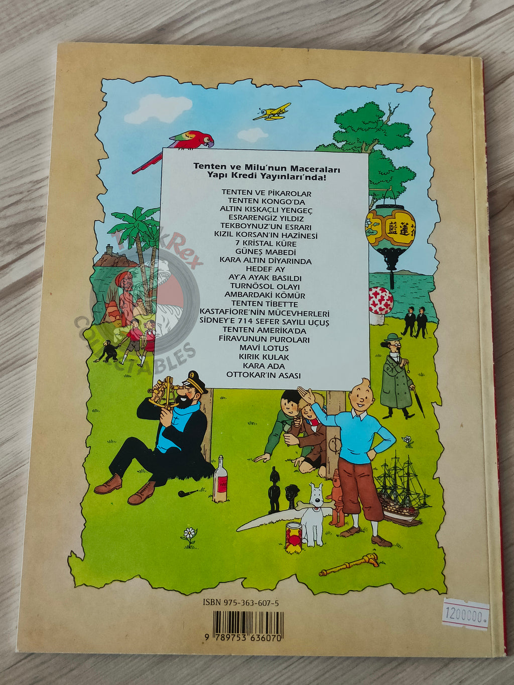 Tintin – King Ottokar's Sceptre 1998 Turkish Edition Comic Turkey 2nd YKY