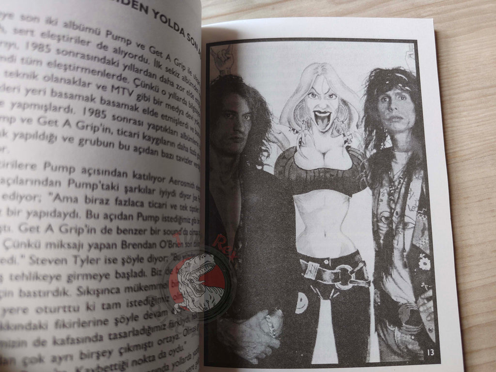 Aerosmith Biography Book 1995 1st by Turkish Writer Book Turkey
