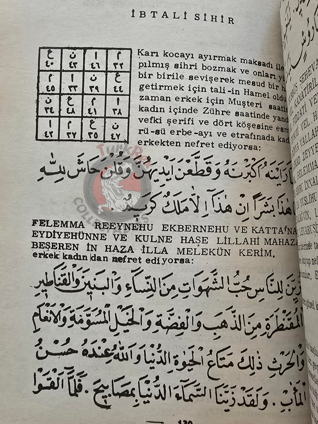 Hidden Sciences Vol 5 Islamic Occult Havass Vefq Spells Charm Turkish Book Islam Talisman