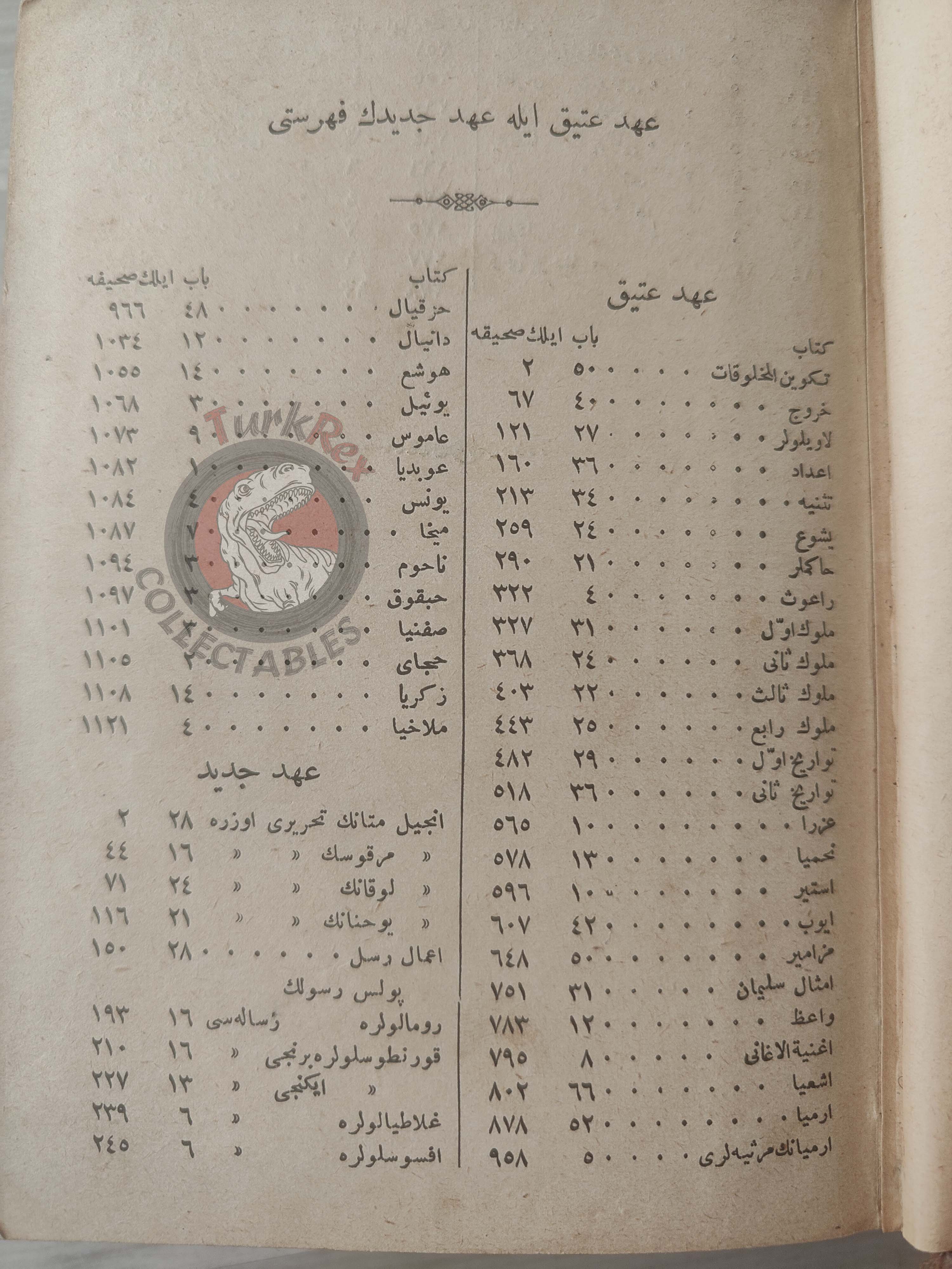Bible Ottoman Turkish 1912 American Bible Society Armenian Publisher Old New Testament