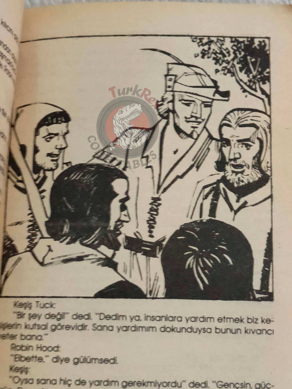 Robin Hood – Howard Pyle 1980s Turkish Book Turkey Illustrated