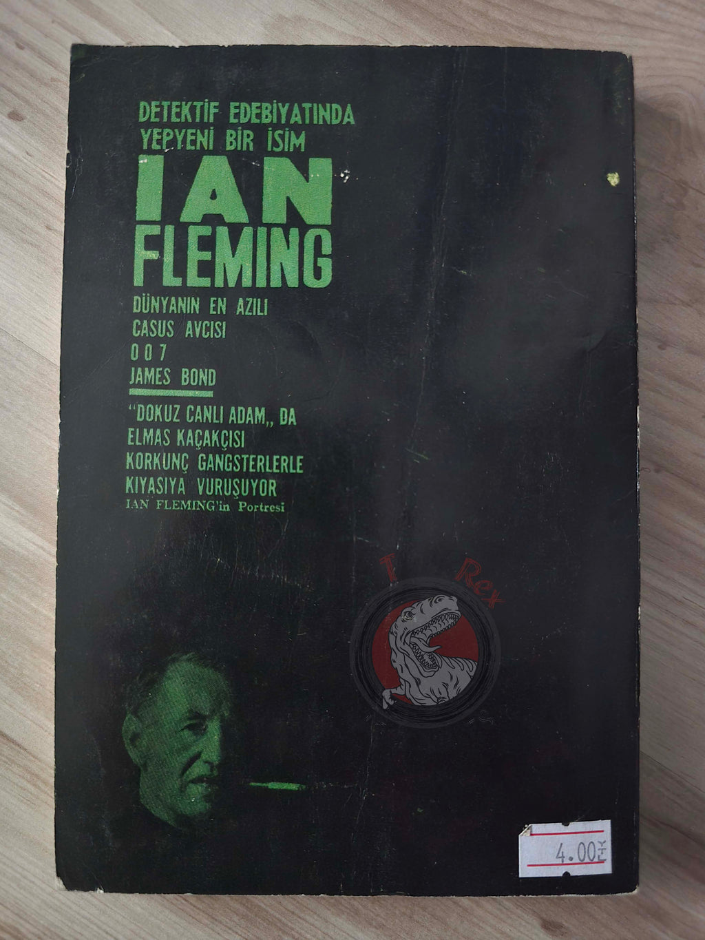 James Bond - Live and Let Die 1965 1st Turkish Book Turkey Ian Fleming