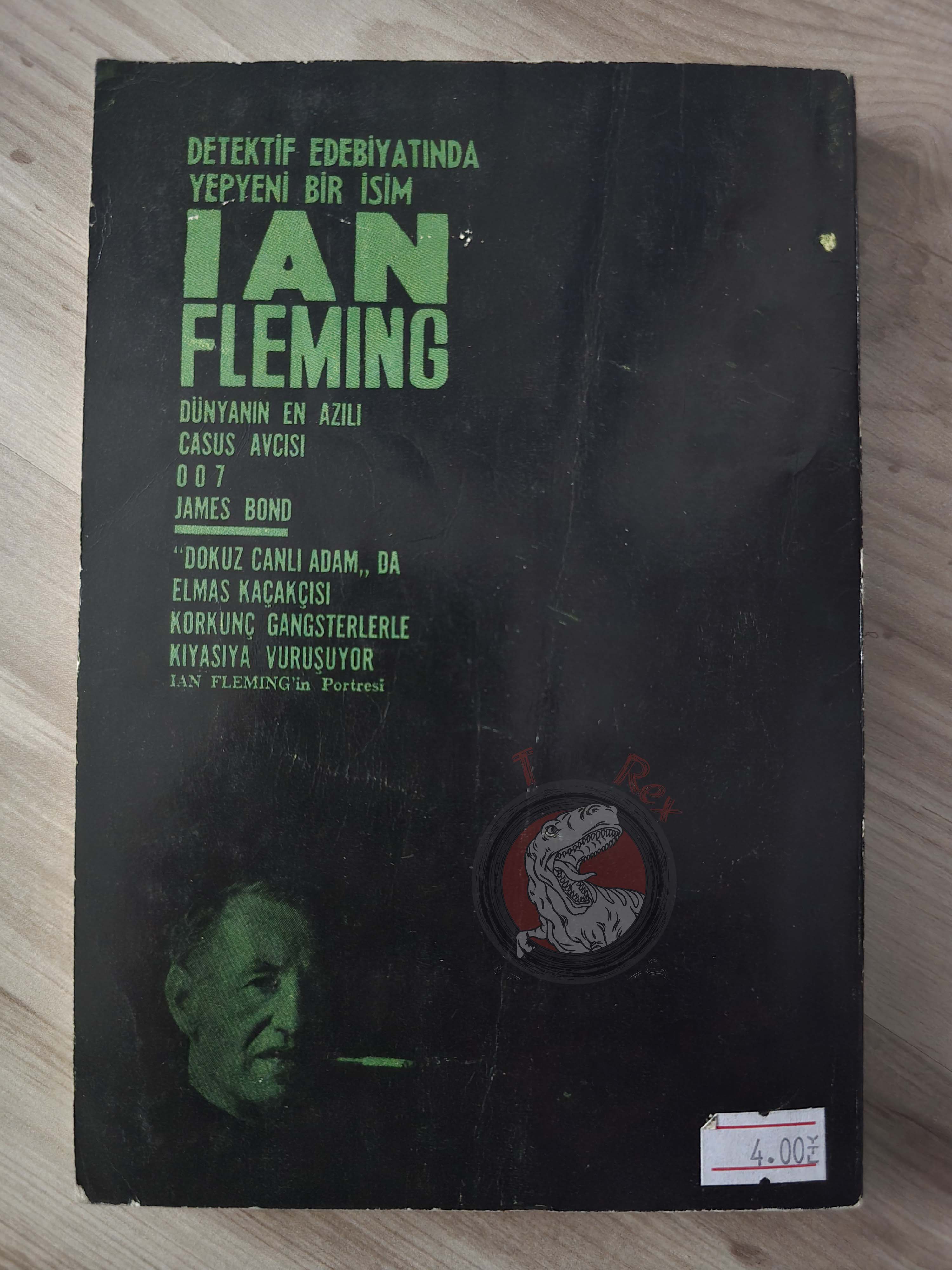 James Bond - Live and Let Die 1965 1st Turkish Book Turkey Ian Fleming