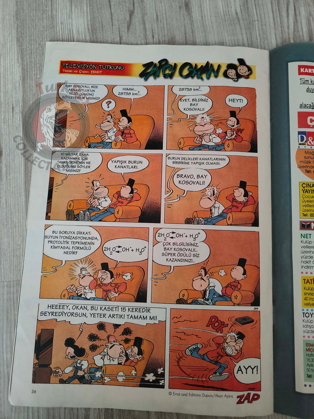 Miço #116 L’Élève Ducobu Turkish Comic Turkey 2004 Les Zappeurs  Mirabelle