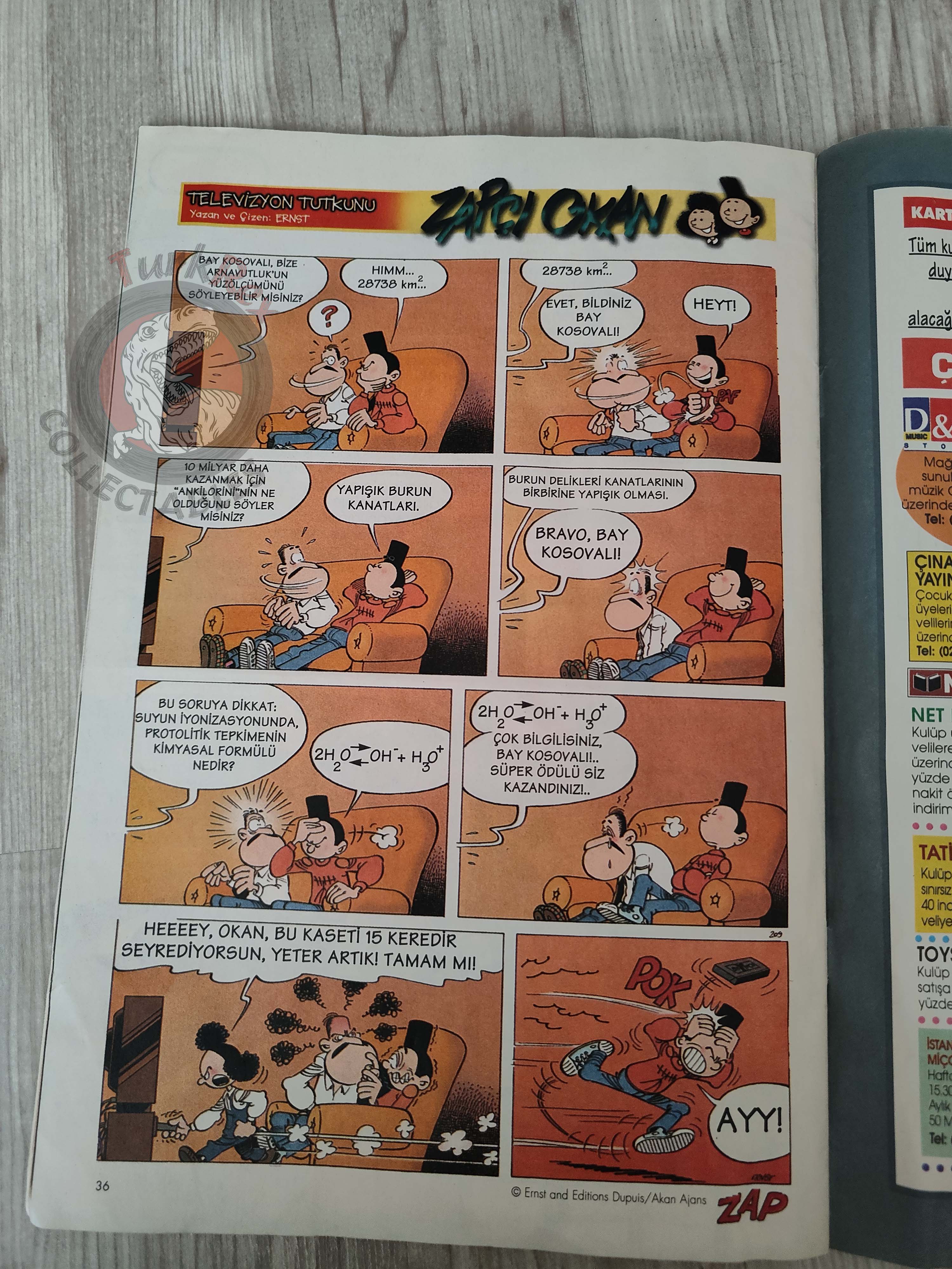 Miço #116 L’Élève Ducobu Turkish Comic Turkey 2004 Les Zappeurs  Mirabelle