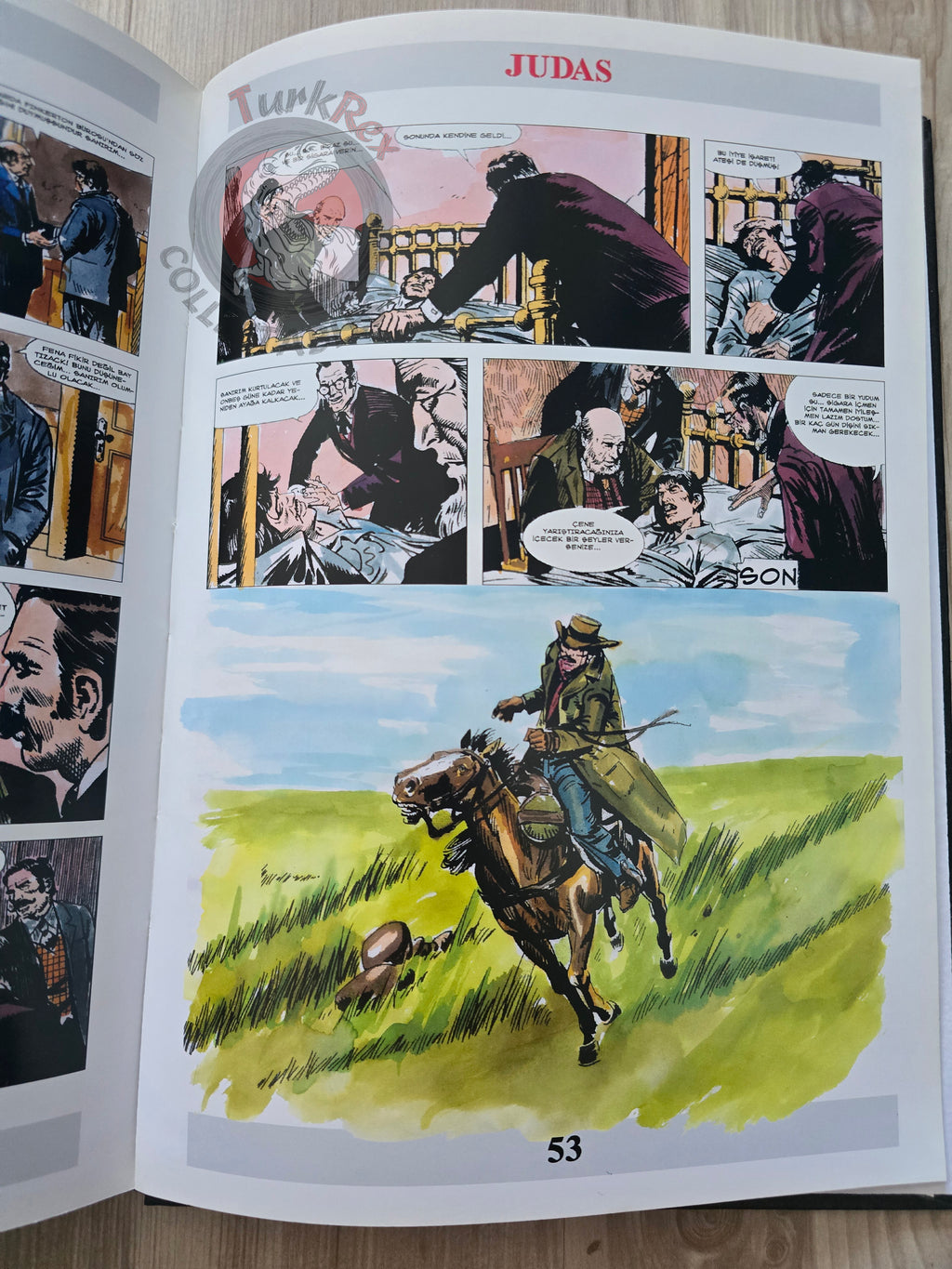 Judas #1 Turkish Hardcover Comic Turkey La croce fiammeggiante #4