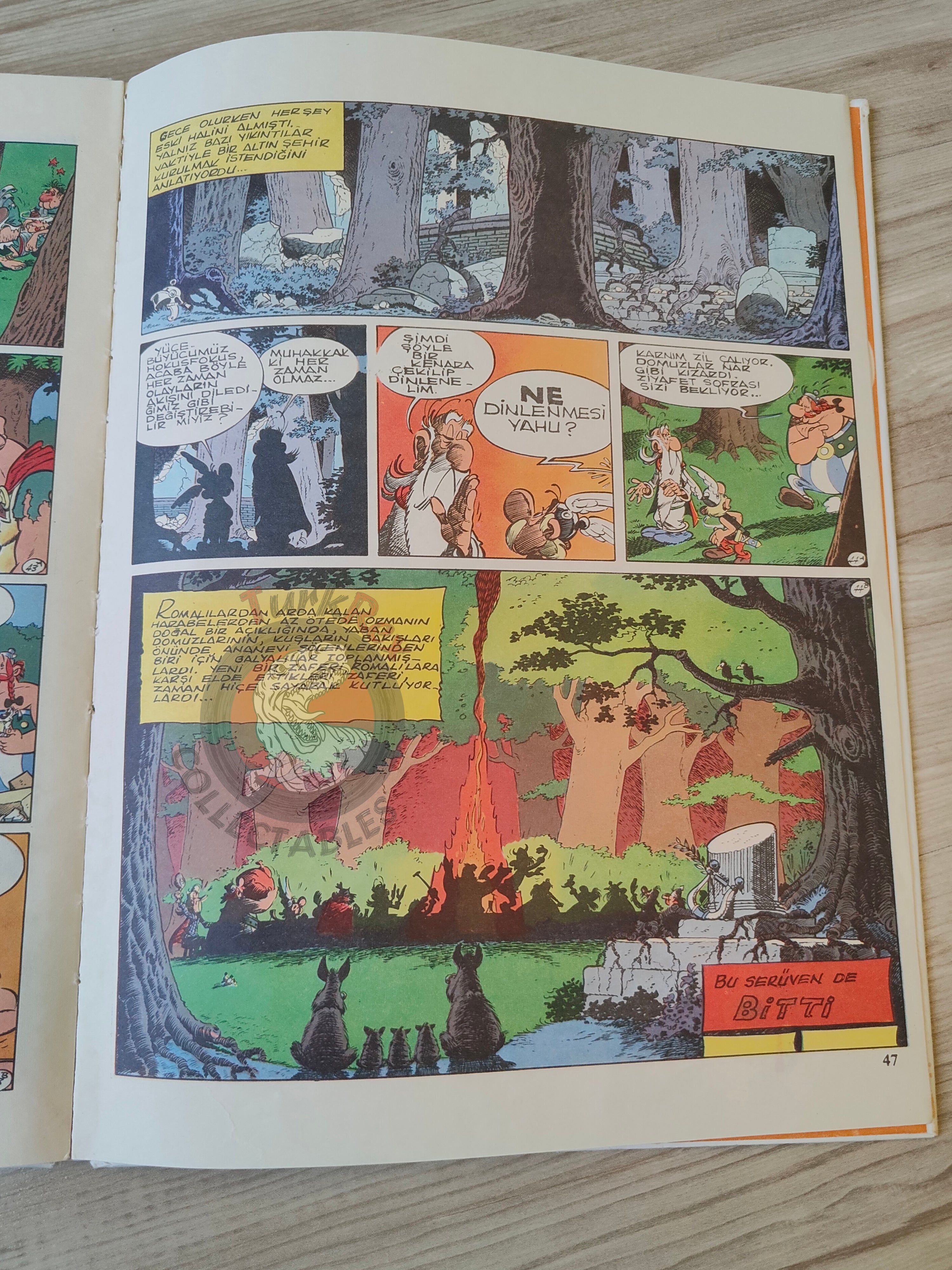 Asterix – The Mansions of the Gods 1982 Turkish Edition Comic Turkey