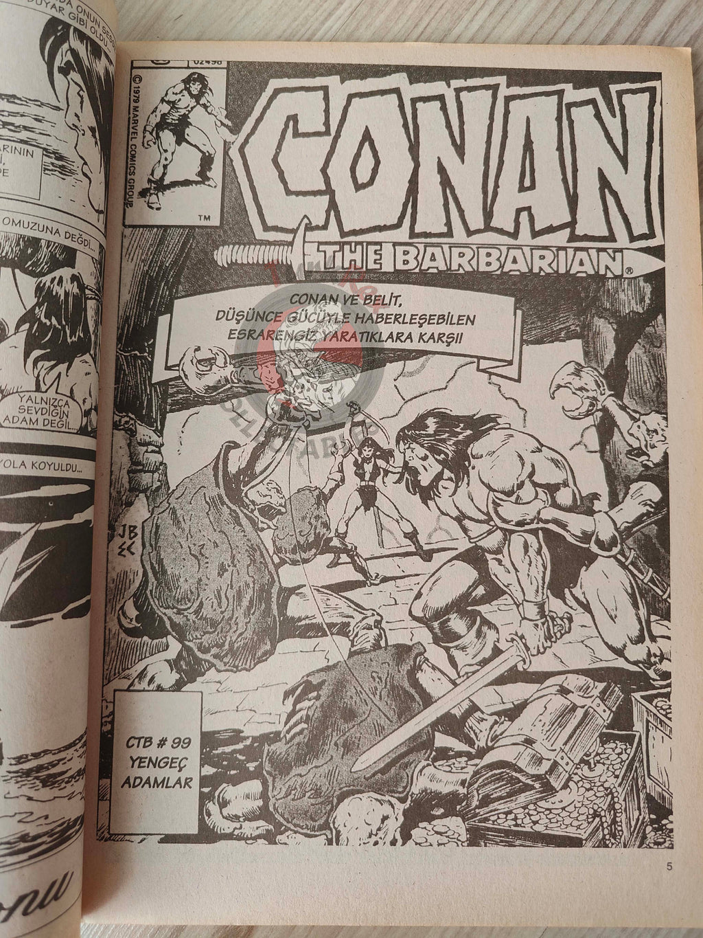 Conan The Barbarian #12 2001 Turkish Comic Turkey #99 #100 Kull Of Atlantis #1