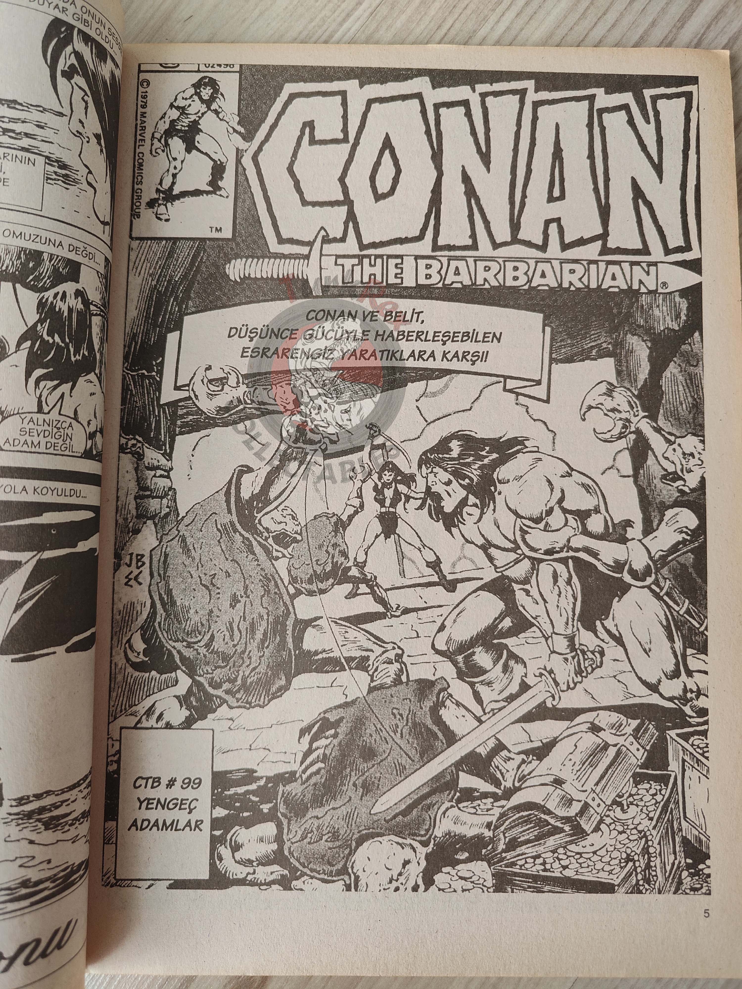 Conan The Barbarian #12 2001 Turkish Comic Turkey #99 #100 Kull Of Atlantis #1