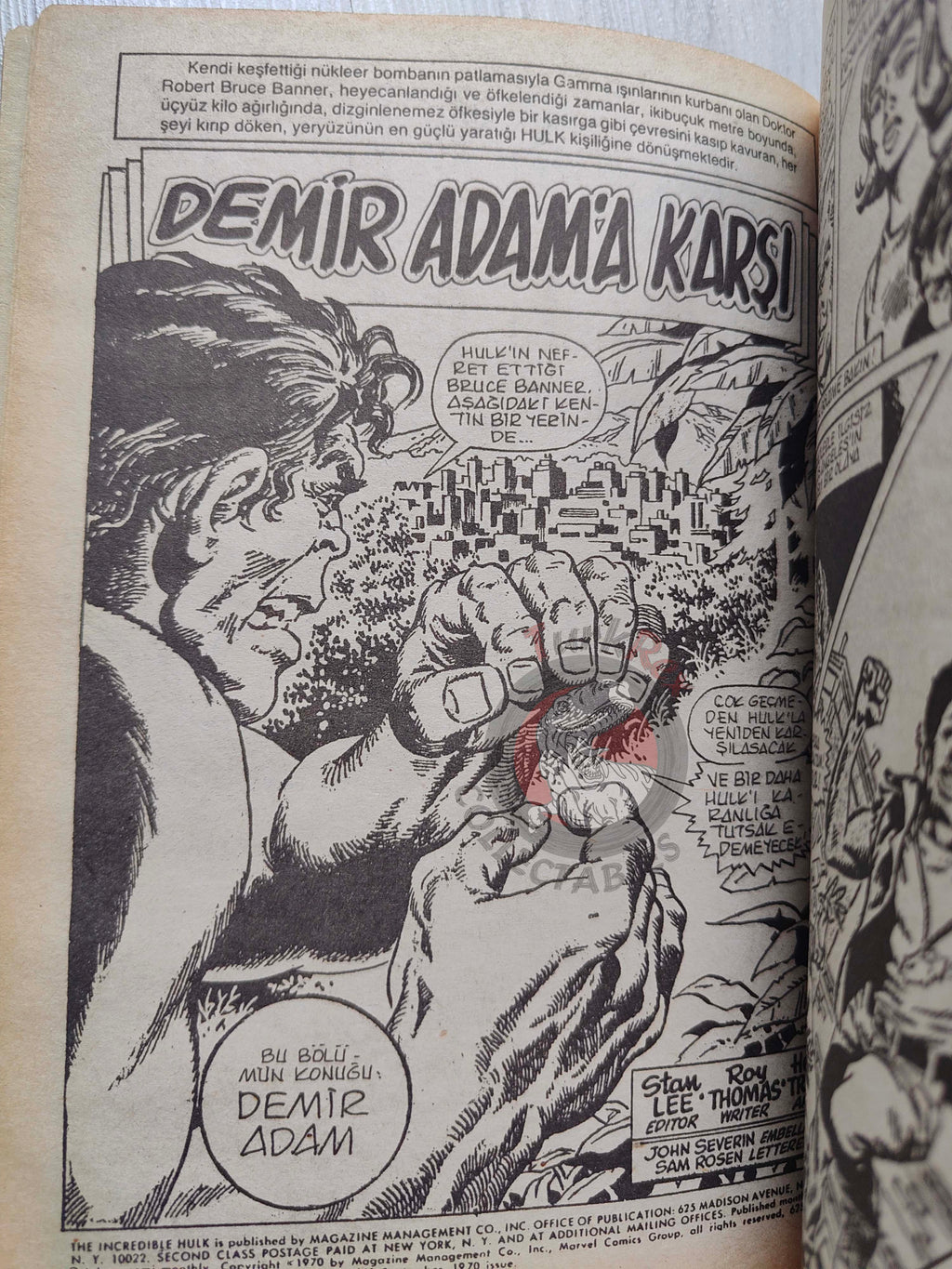 Hulk #10 1988 Turkish Comic Turkey cover #19 #131 Iron Man