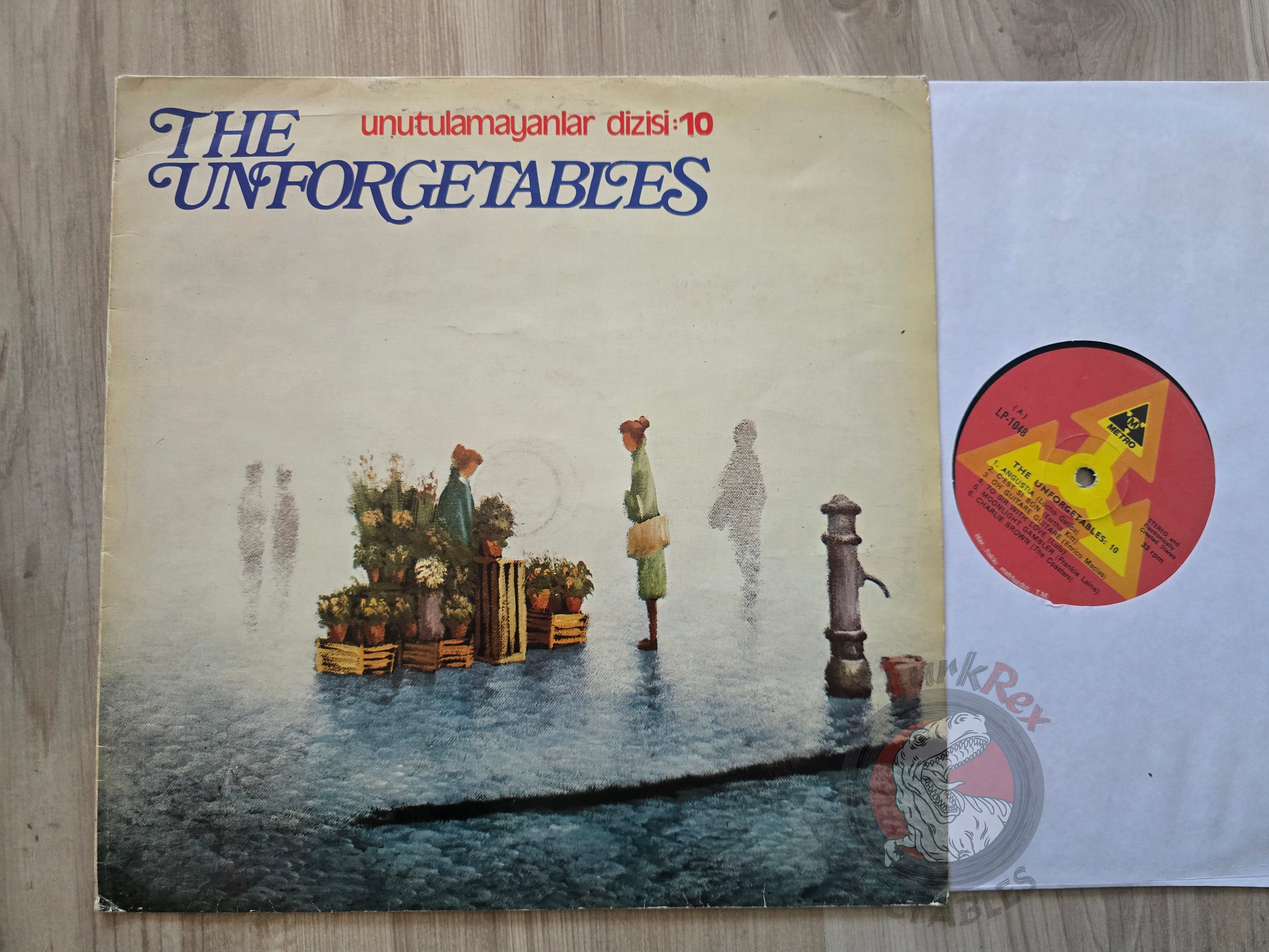 Various – The Unforgetables 10 Turkish Pressing Vinyl Turkey Edition