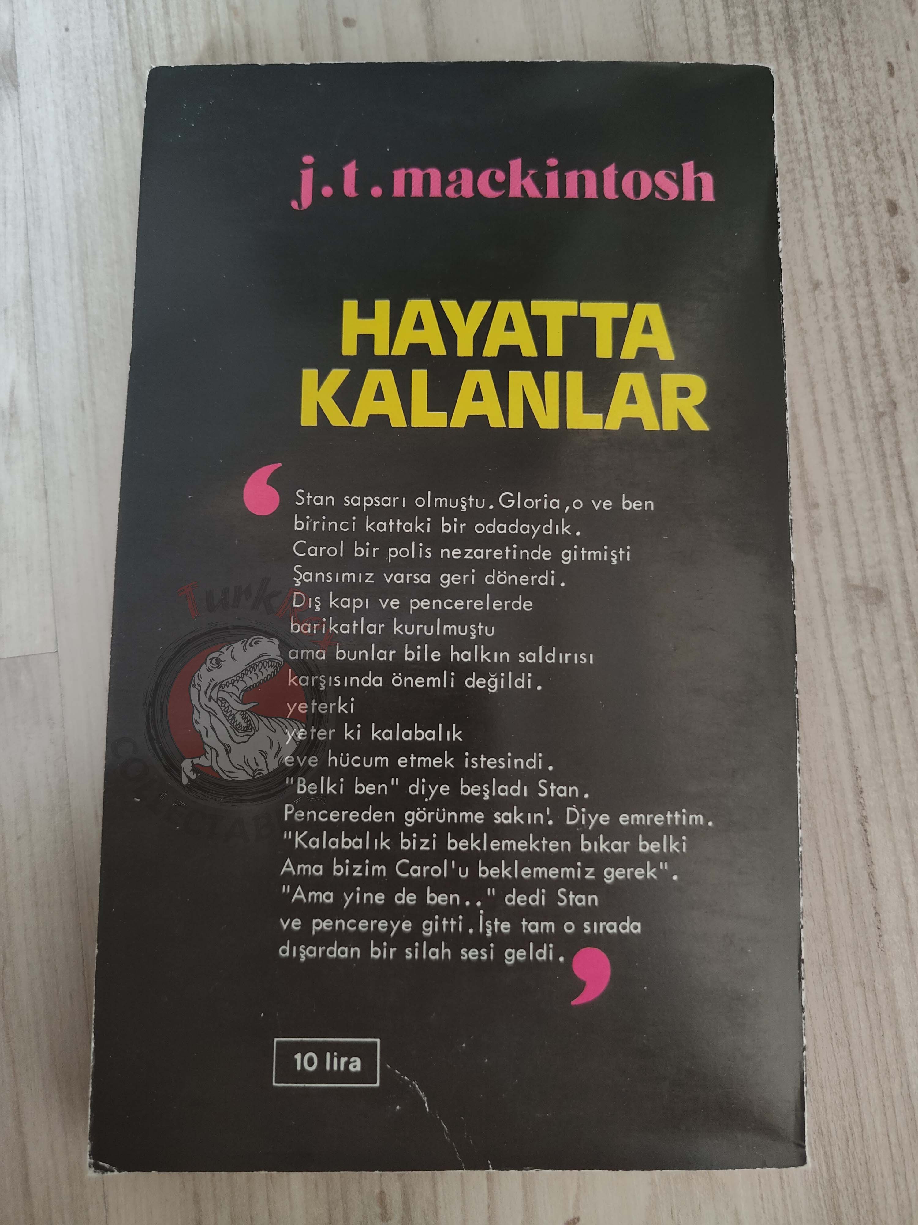 J. T. McIntosh – The Fittest 1974 1st Turkish Book Turkey