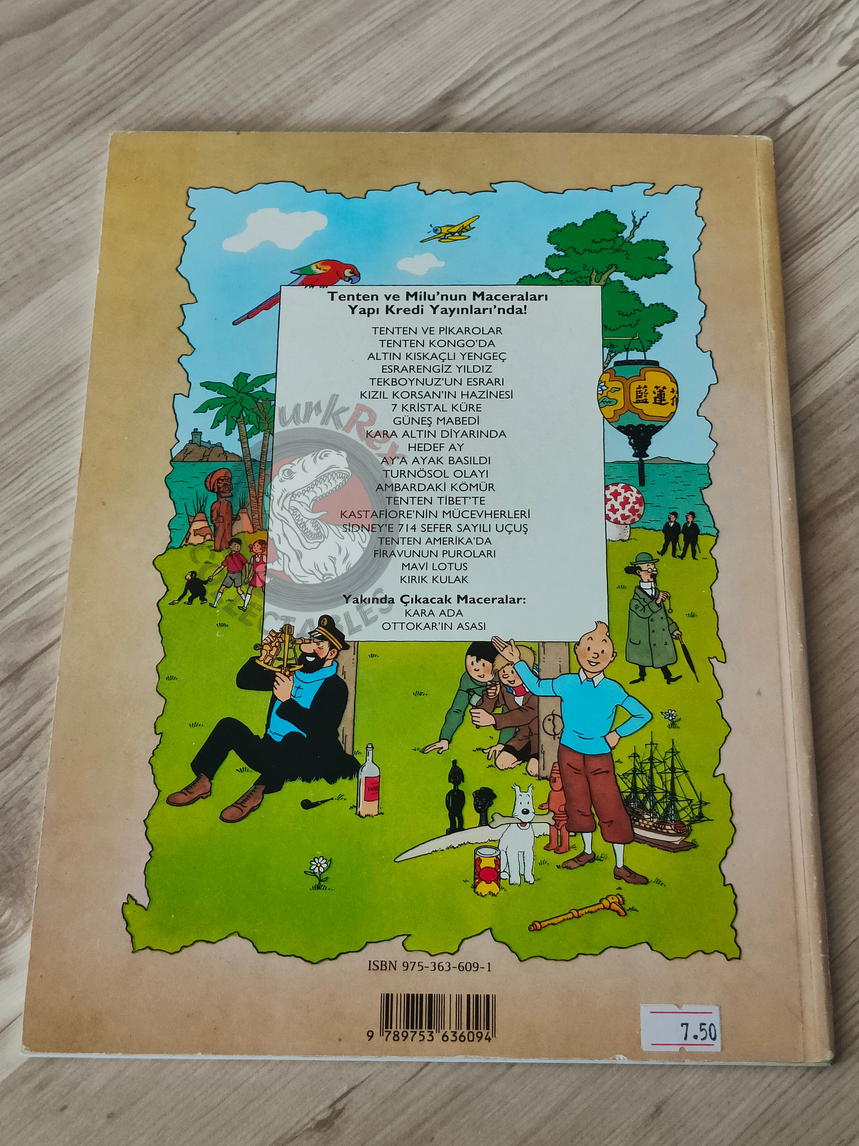 Tintin – The Broken Ear 1997 Turkish Edition Comic Turkey 1st YKY