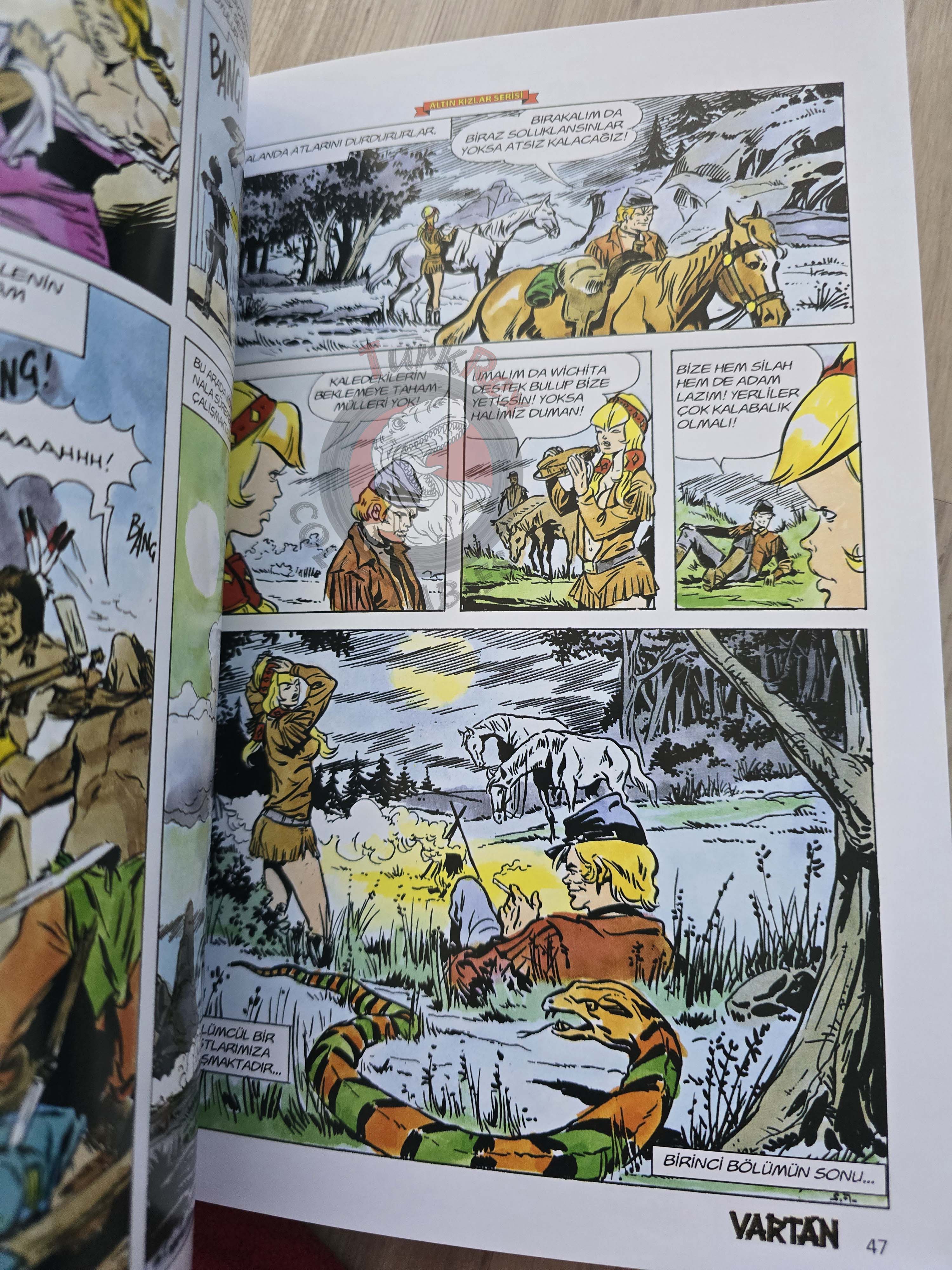 Vartan #1 L'indiana bianca  Turkish Comic Turkey Furio Viano