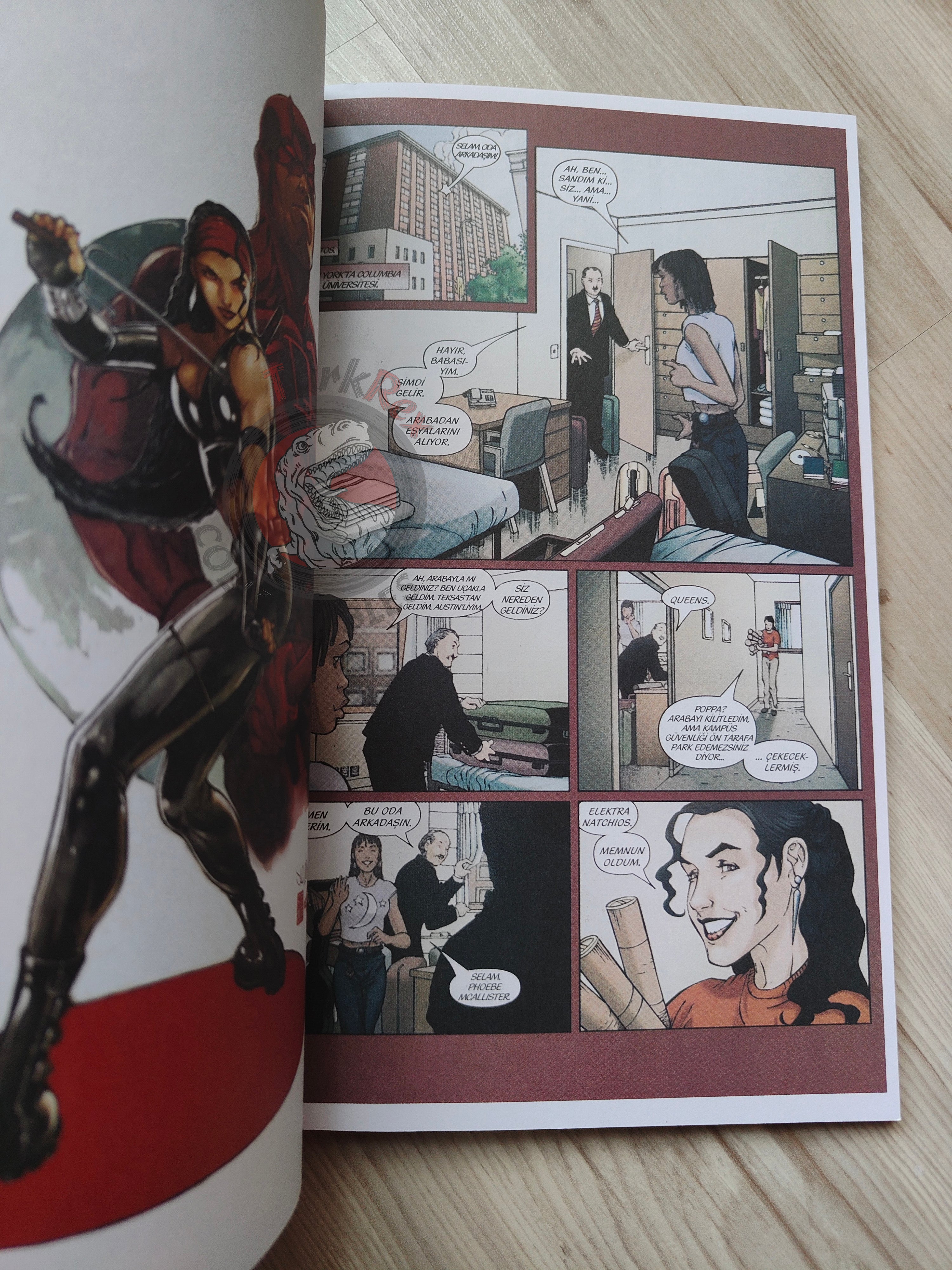 Ultimate Daredevil & Elektra #1 Turkish Comic Turkey with poster