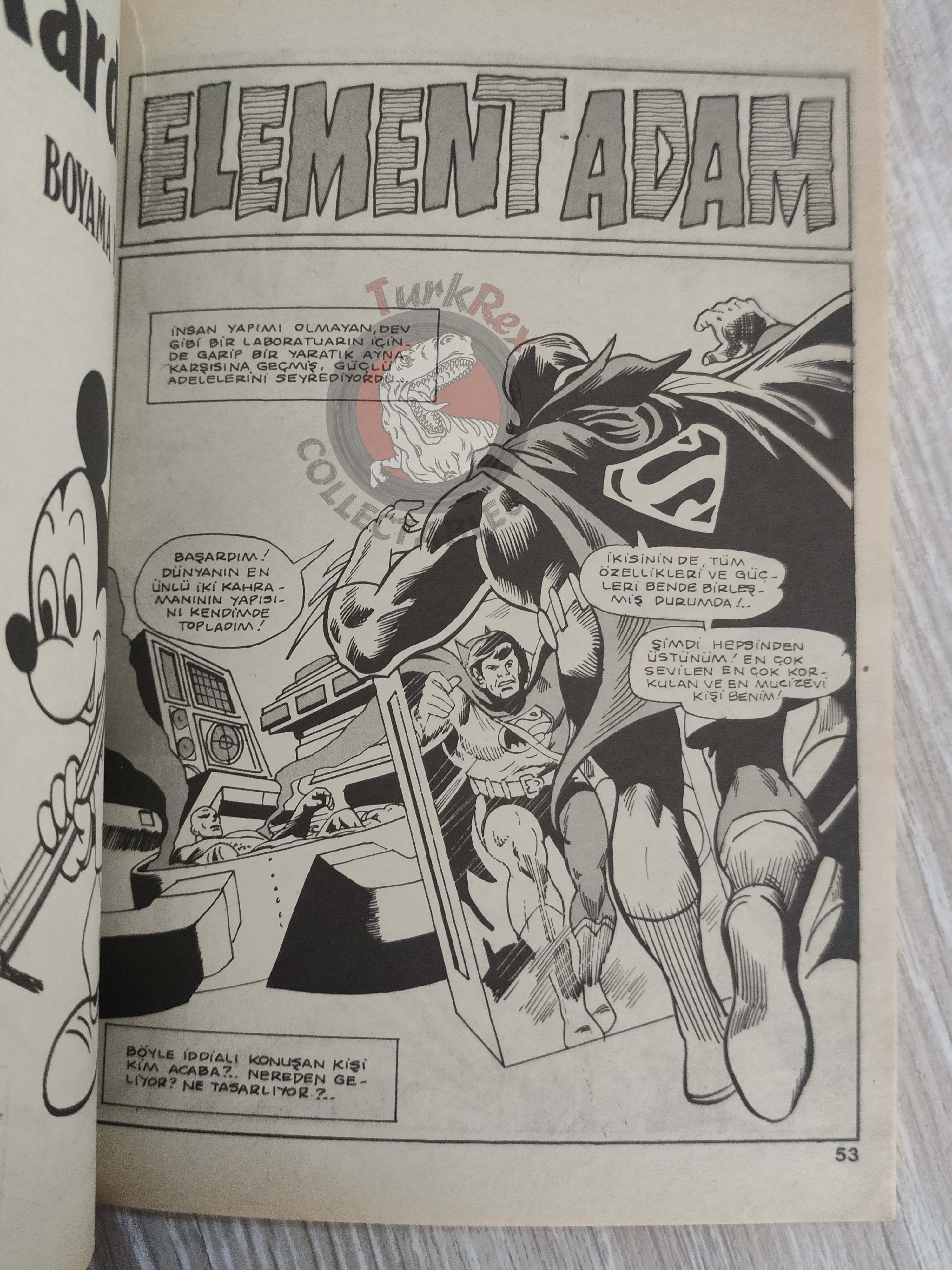 Superman Album Collection #1 Turkish Comic Turkey DC Comics Presents #97