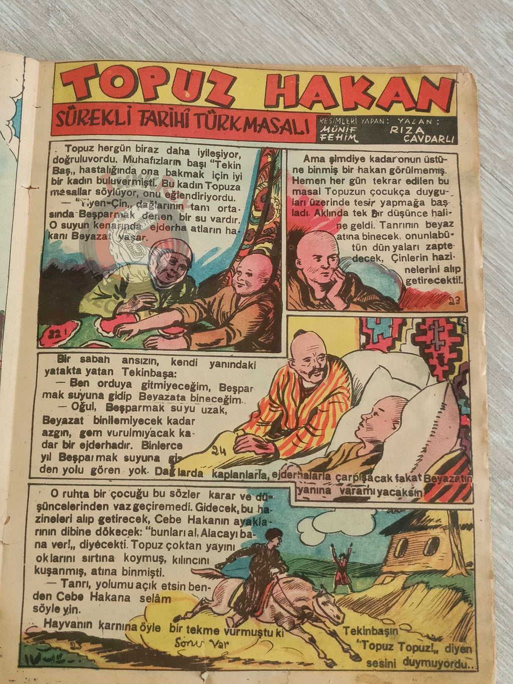 Afacan Çocuk Gözü #8 1945 Turkish Comic Turkey Tom Thumb Nibelungen treasure