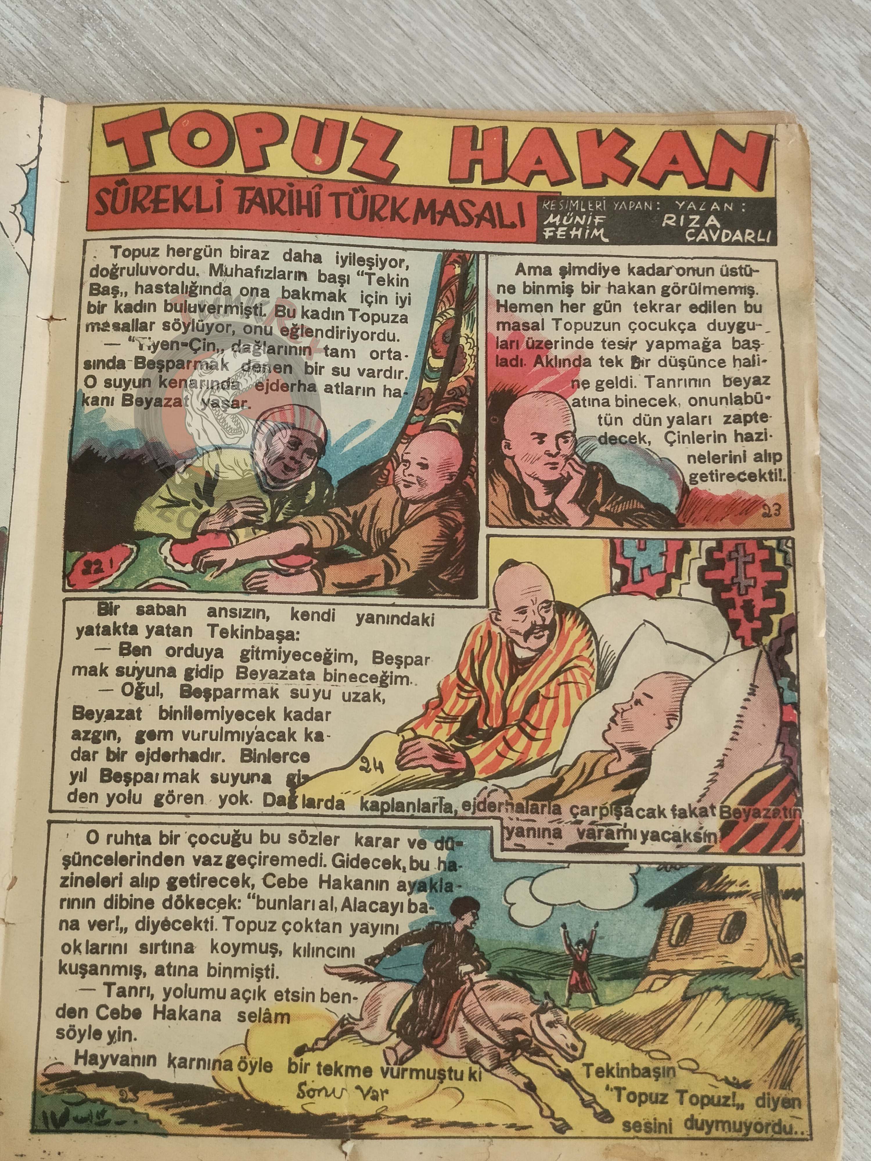 Afacan Çocuk Gözü #8 1945 Turkish Comic Turkey Tom Thumb Nibelungen treasure