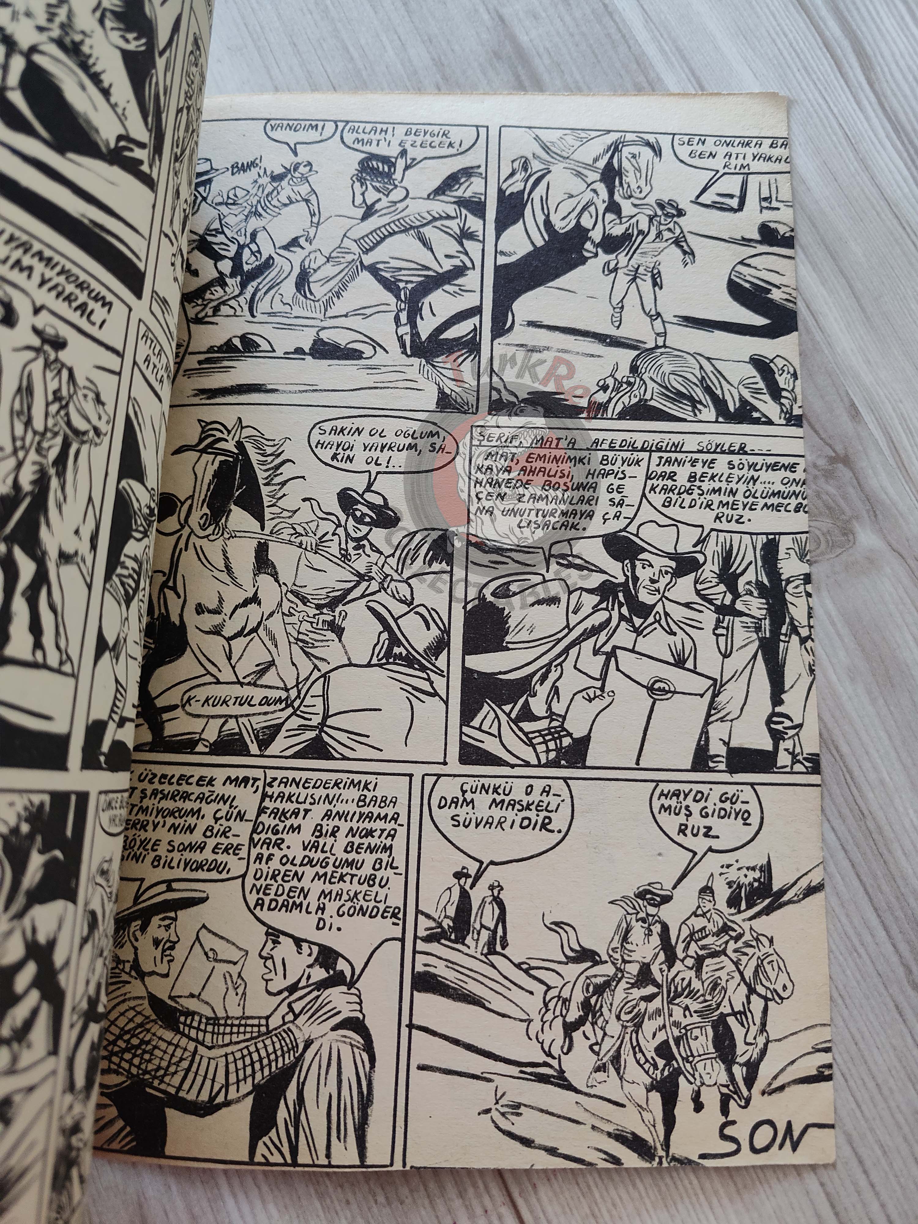 1001 Özel #149 1955 The Lone Ranger Turkish Comic Mag Turkey