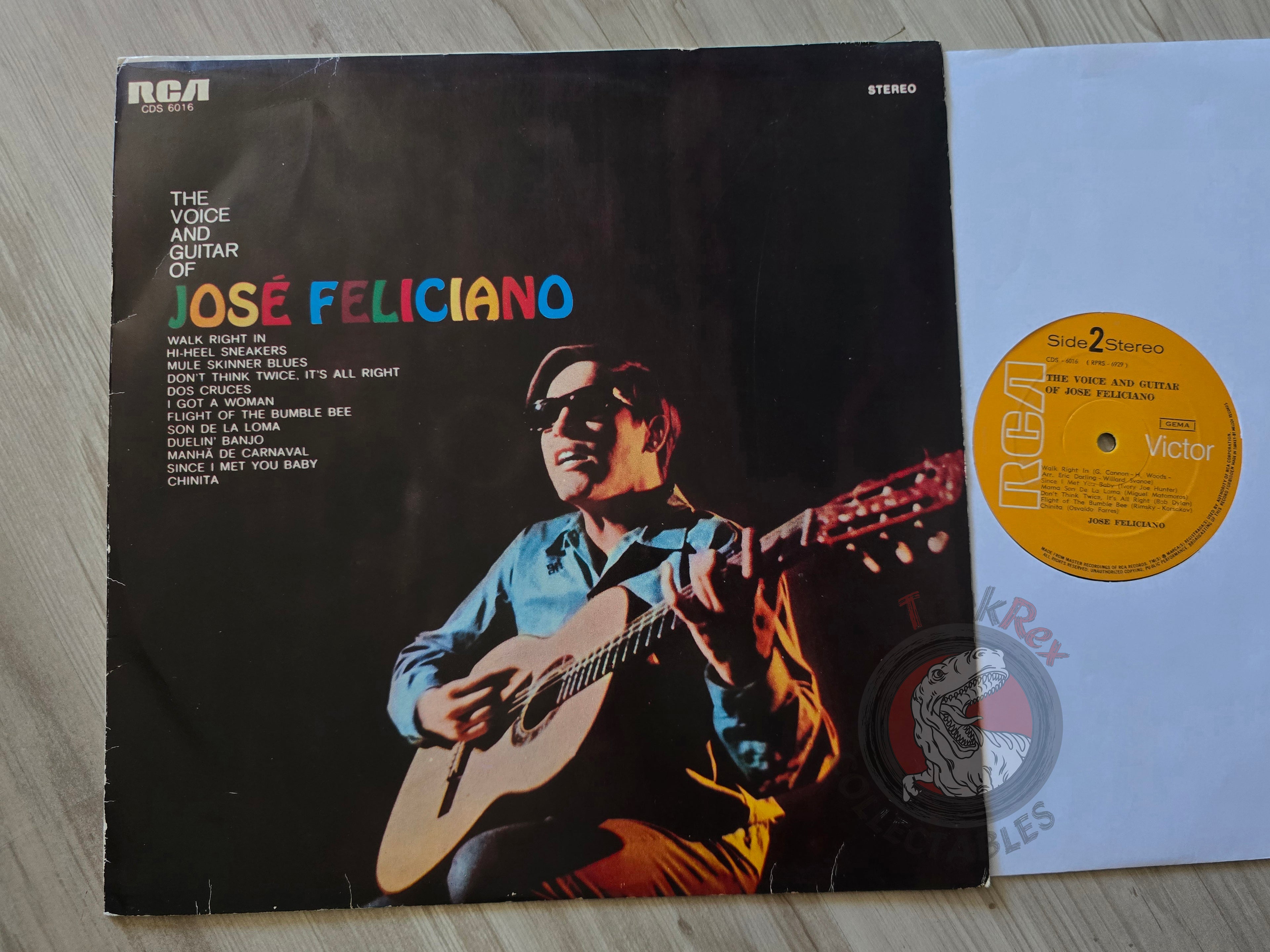 José Feliciano – The Voice And Guitar Of José Feliciano Turkish Pressing Vinyl Turkey Edition