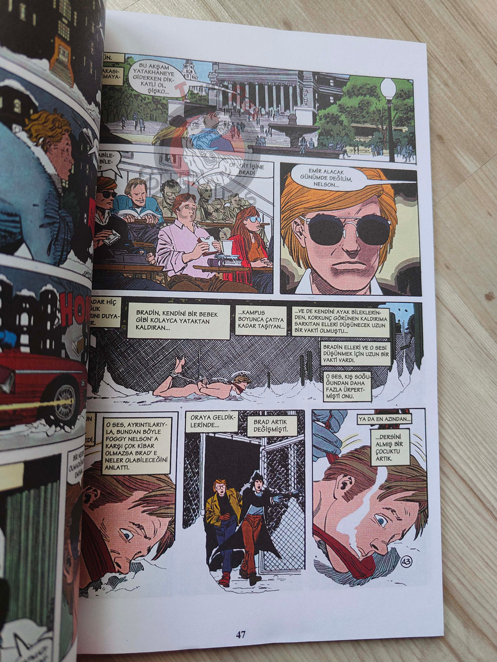 Daredevil: The Man Without Fear #1–5 Turkish Comic Turkey