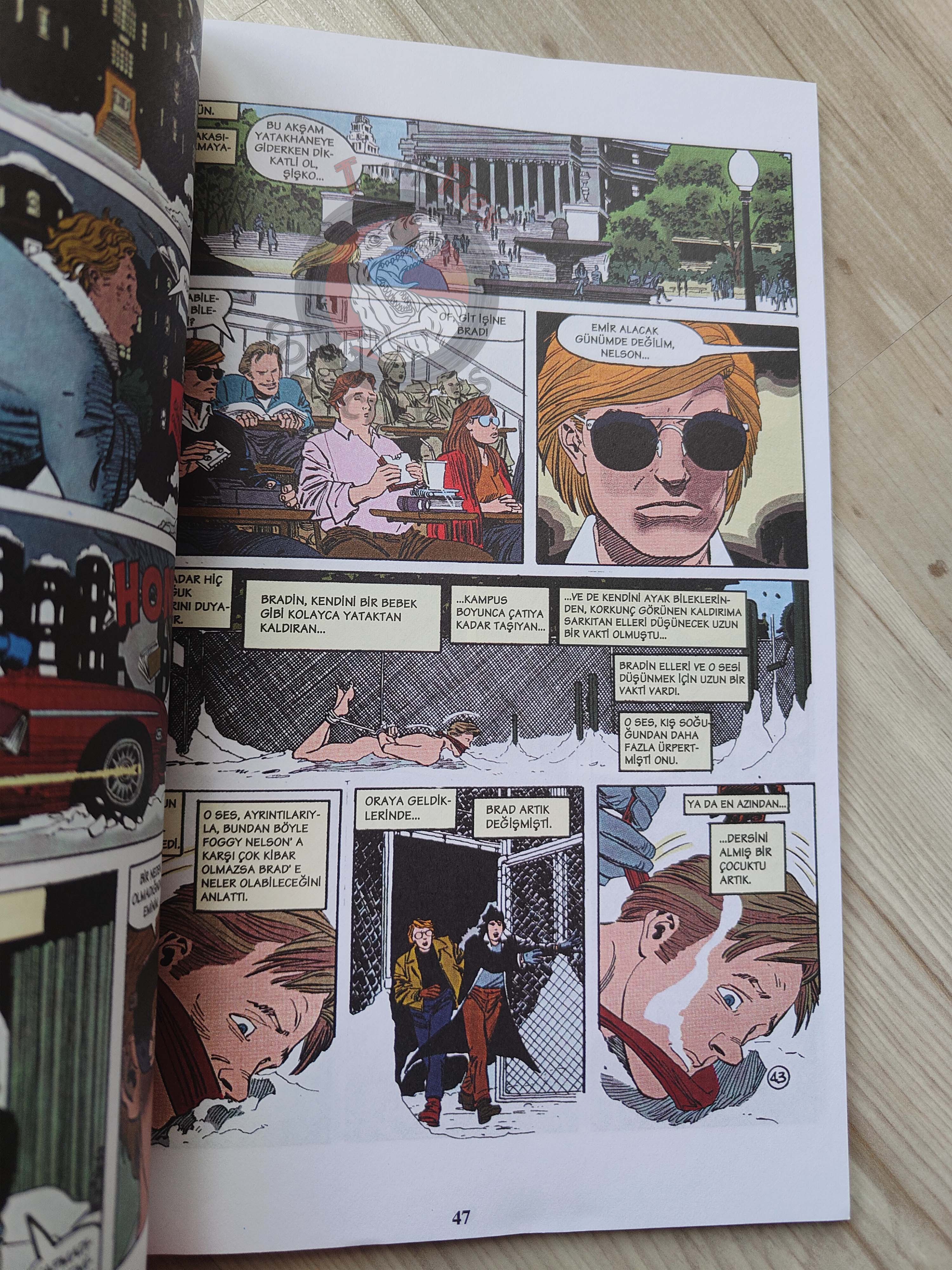 Daredevil: The Man Without Fear #1–5 Turkish Comic Turkey