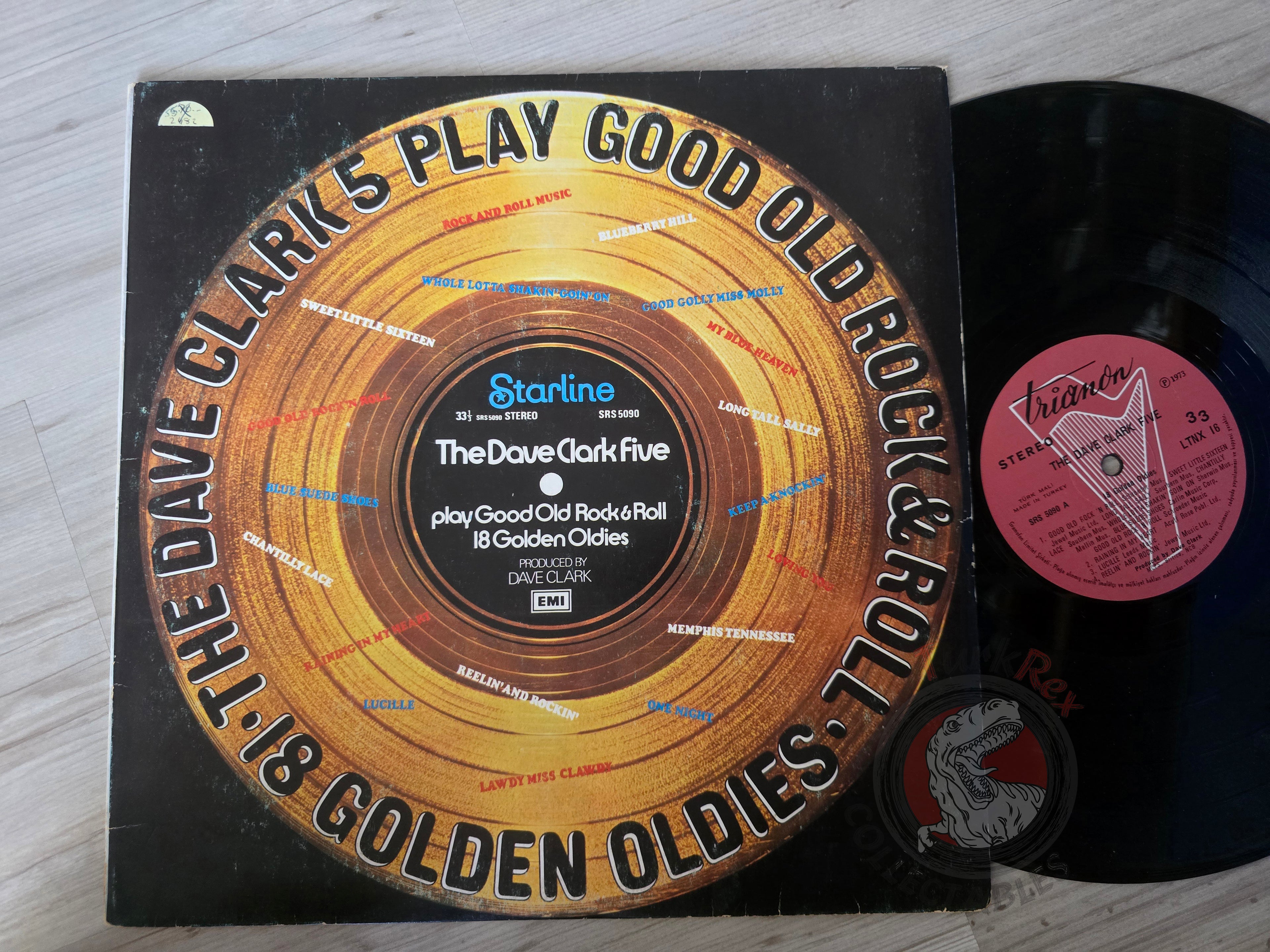 The Dave Clark Five – Play Good Old Rock & Roll Turkish Pressing Vinyl Turkey Edition