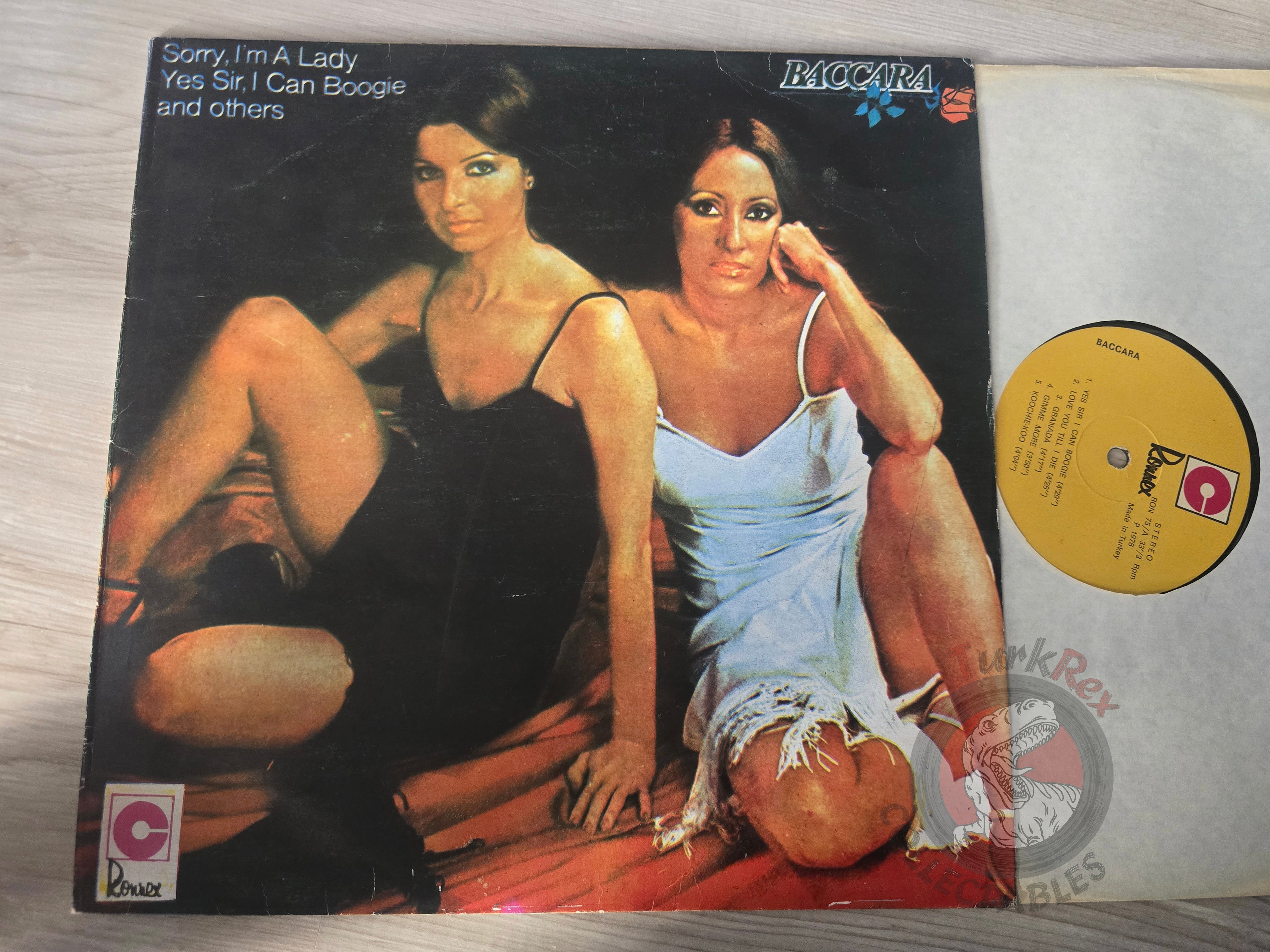 Baccara – Baccara Turkish Pressing Vinyl Turkey Edition
