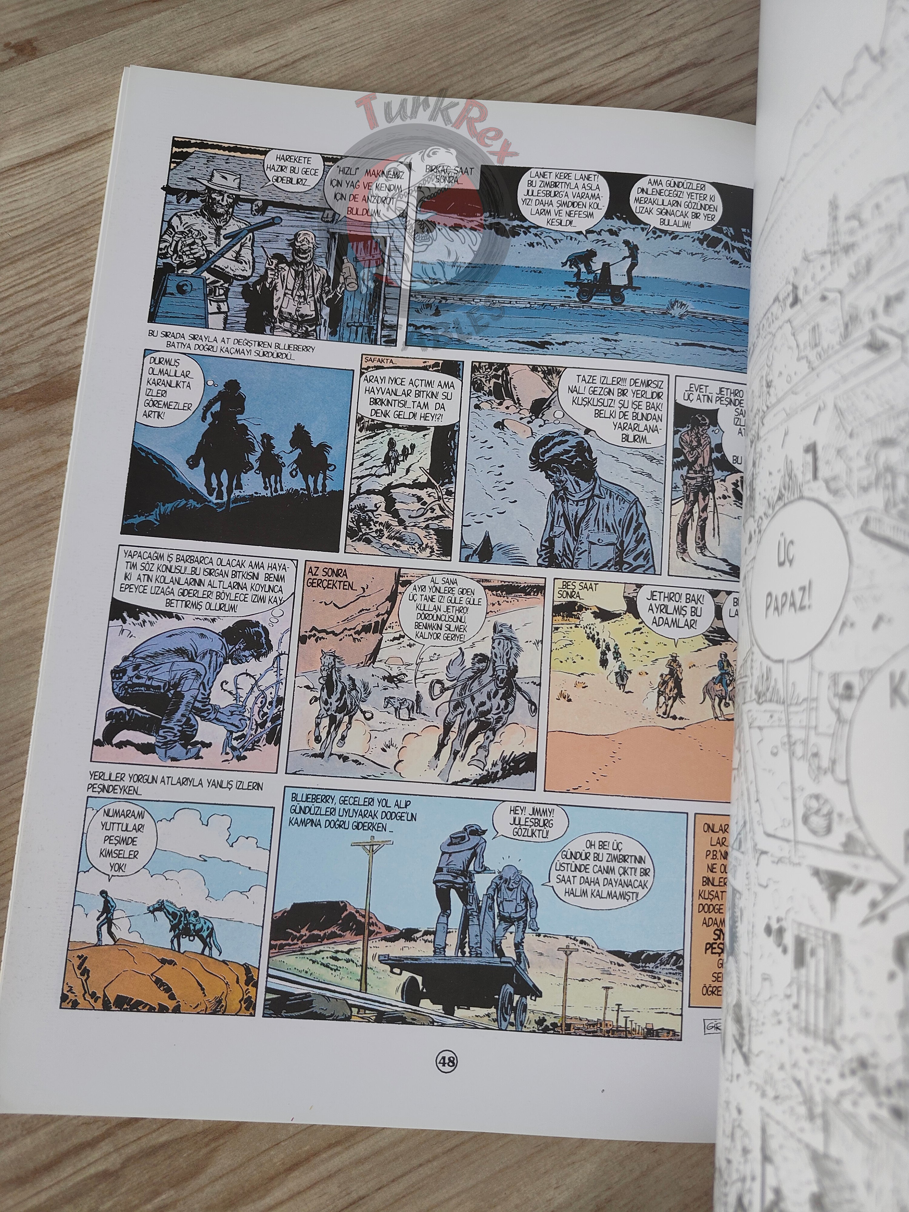 Blueberry #8 – Steel Fingers 2004 1st Edition Turkish Comic Turkey