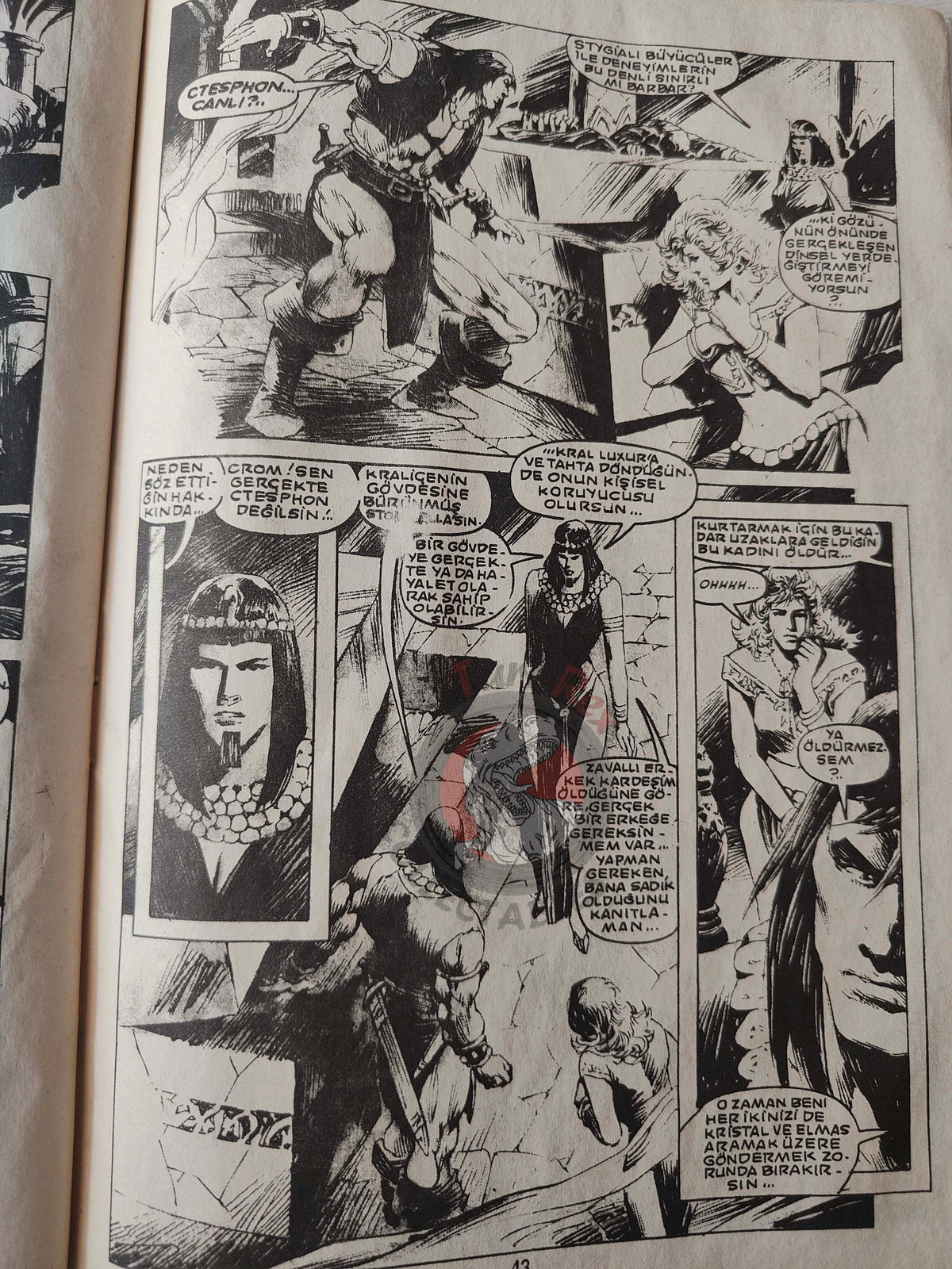 Conan & Tarzan #198 1994 Turkish Comic Turkey